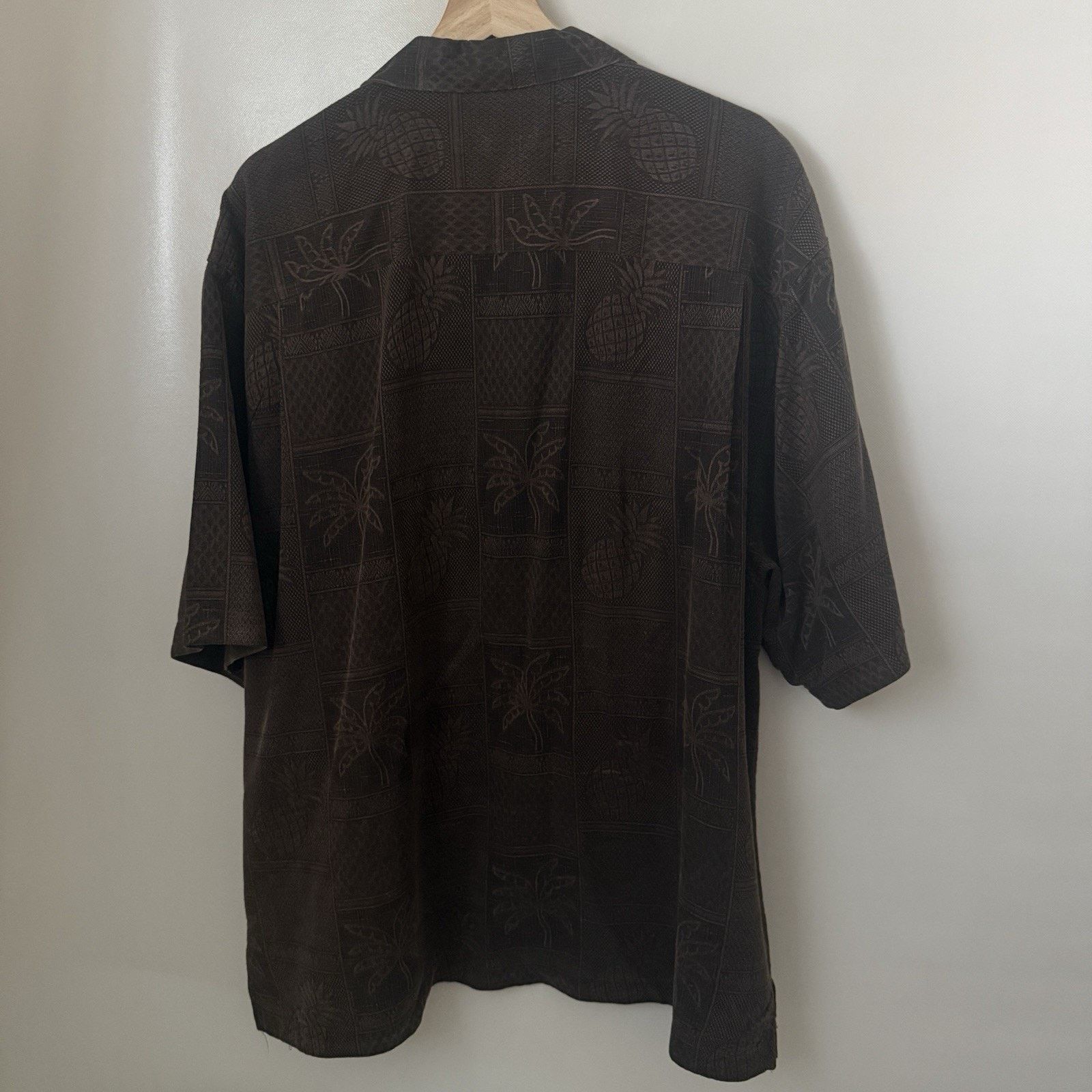 Other Jamaica Jaxx Silk Luxury Hawaiian Tropical Pineapple Shirt Size US XL / EU 56 / 4 - 2 Thumbnail