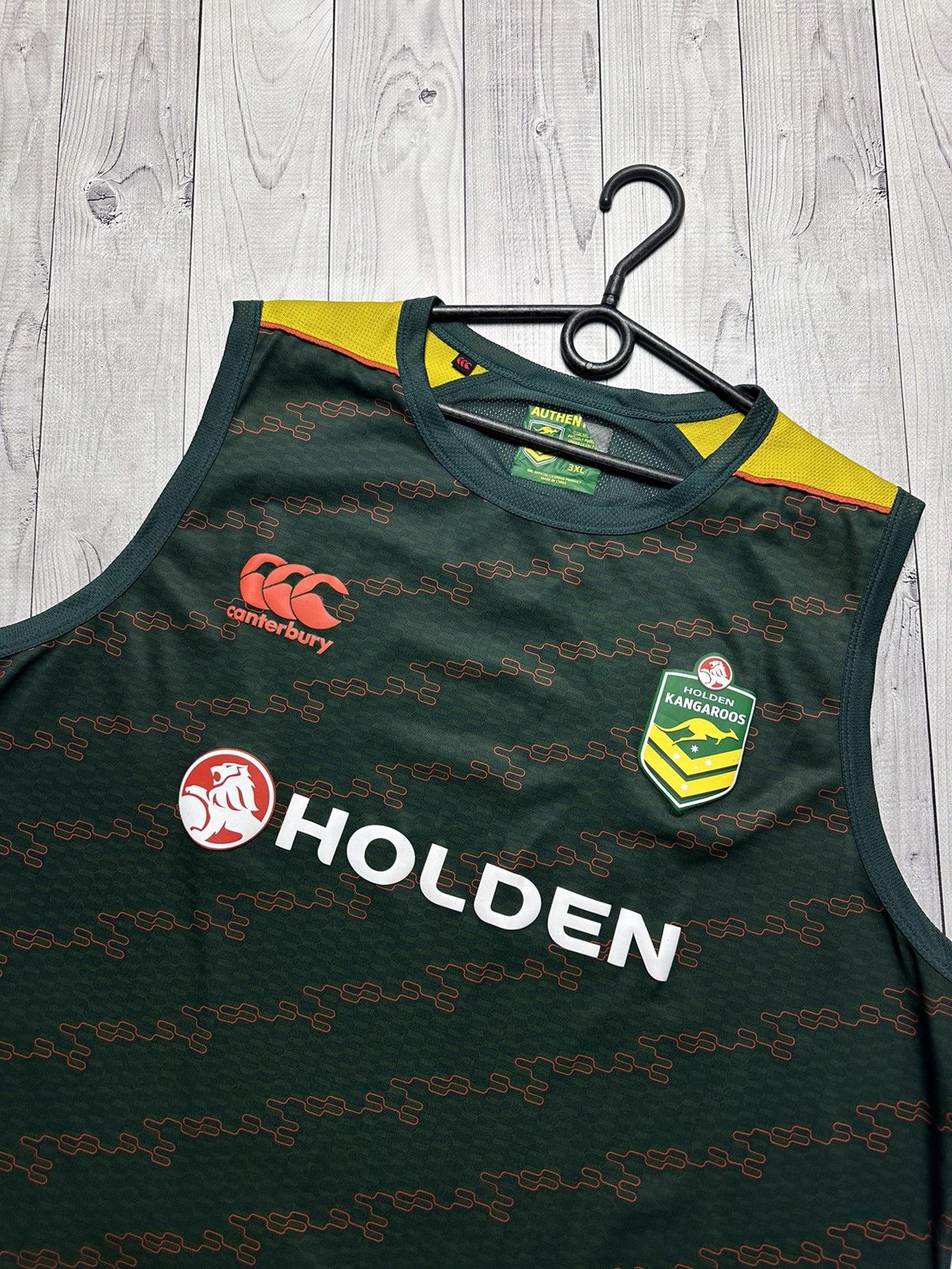 Canterbury of New Zealand Vintage Holden Kangaroos rugby jersey size XXL rare Size US XXL / EU 58 / 5 - 2 Thumbnail
