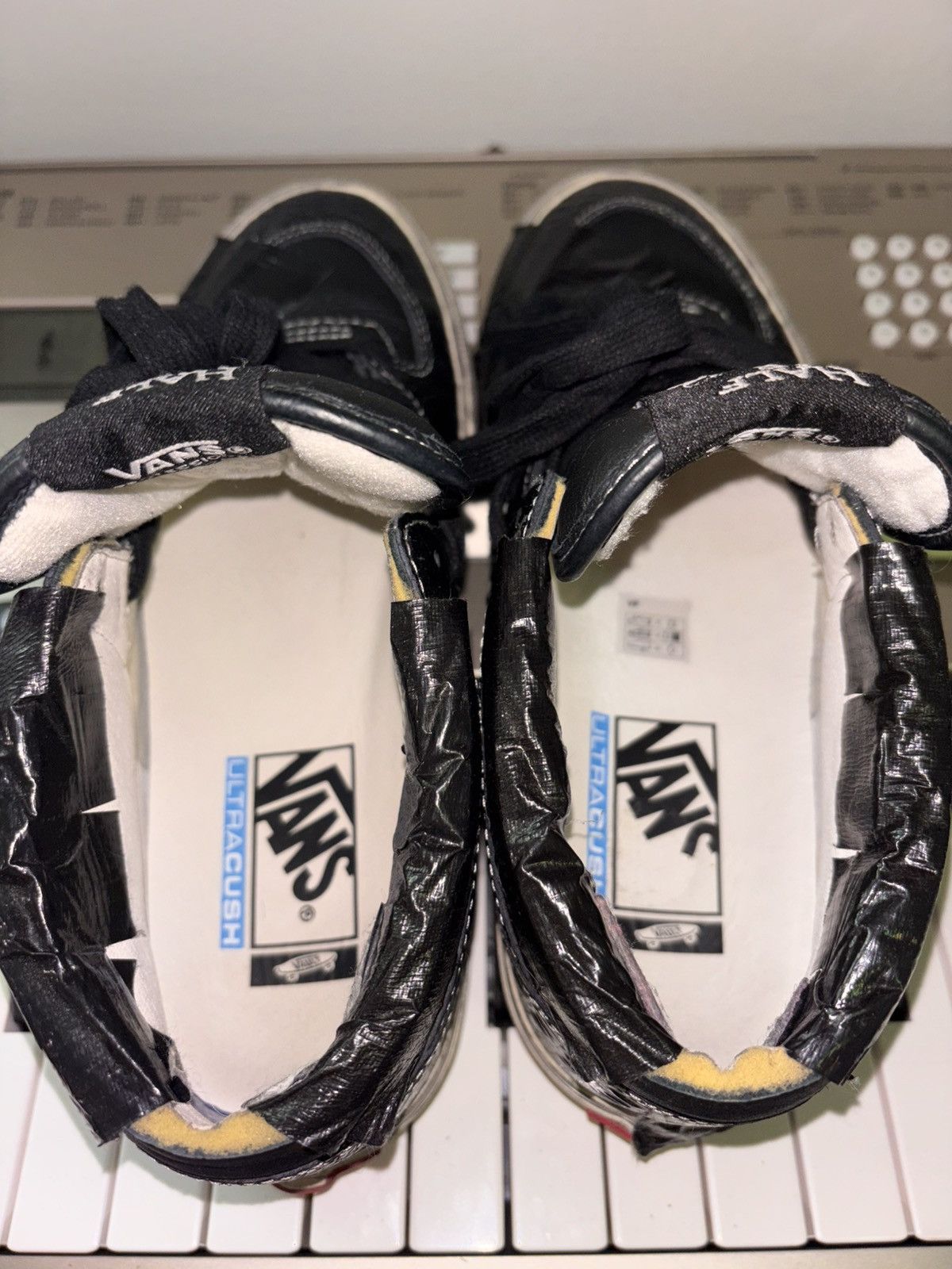 Vans Vans Vault Half Cab EF LX "Duct Tape" Black Size US 7 / EU 40 - 5 Thumbnail