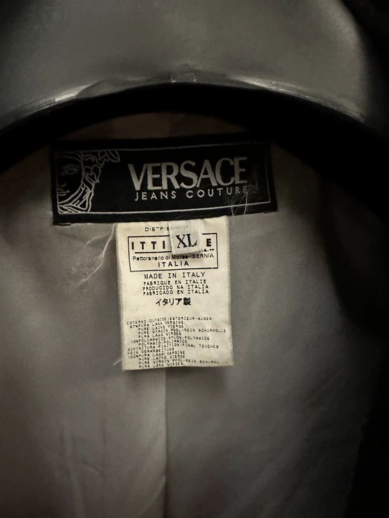 Versace Versace Knitted sweater with woolen paneled sleeves Size US L / EU 52-54 / 3 - 4 Thumbnail
