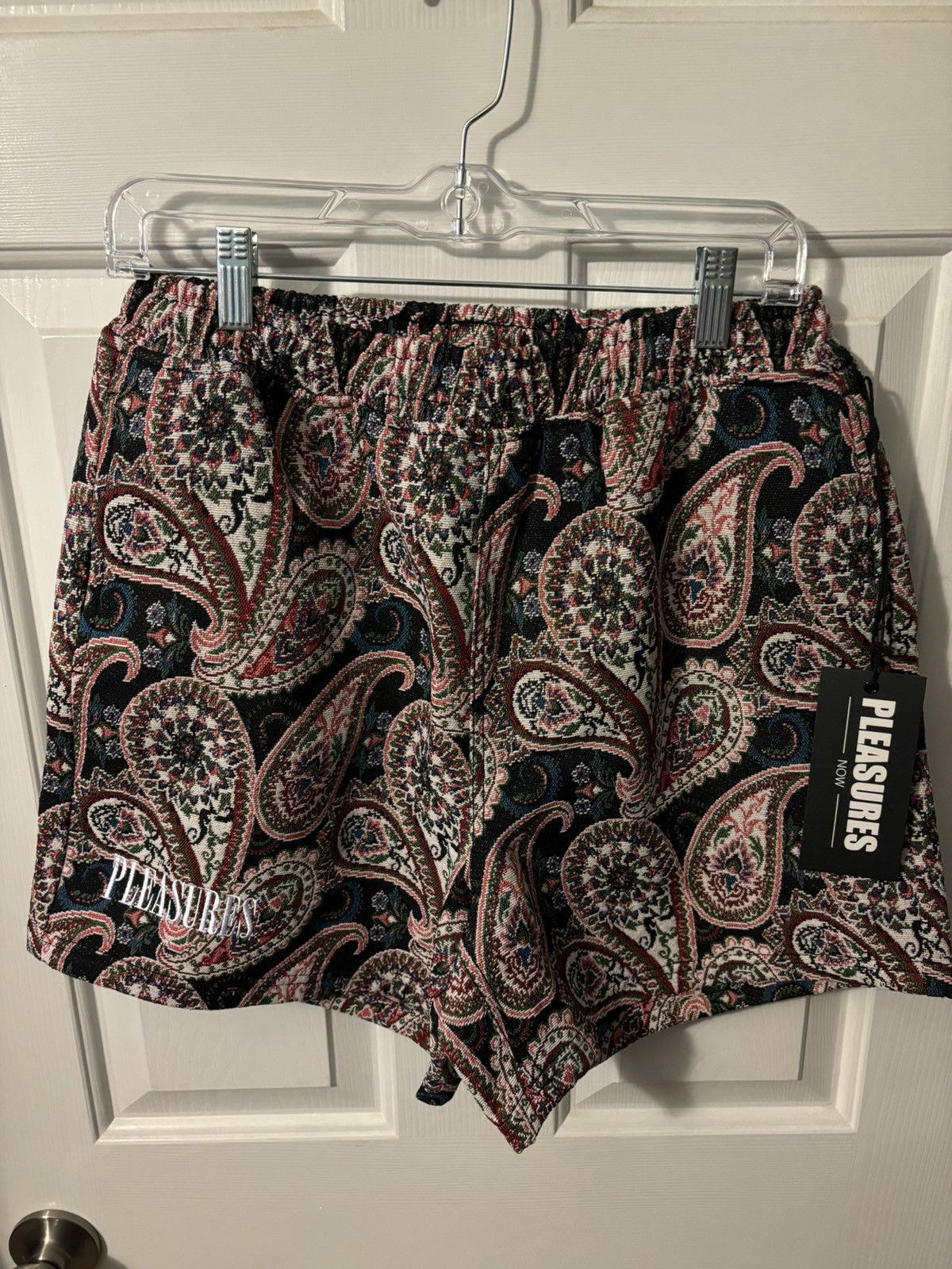 PLEASURES CASKET WOVEN SHORTSペイズリー柄ショーツ Pleasures Pleasures Basket Woven Shorts Multi | Grailed