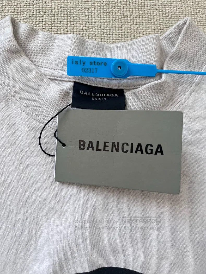 Balenciaga Balenciaga Logo Alphabet Print Round Neck Straight Short S Size US S / EU 44-46 / 1 - 4 Thumbnail