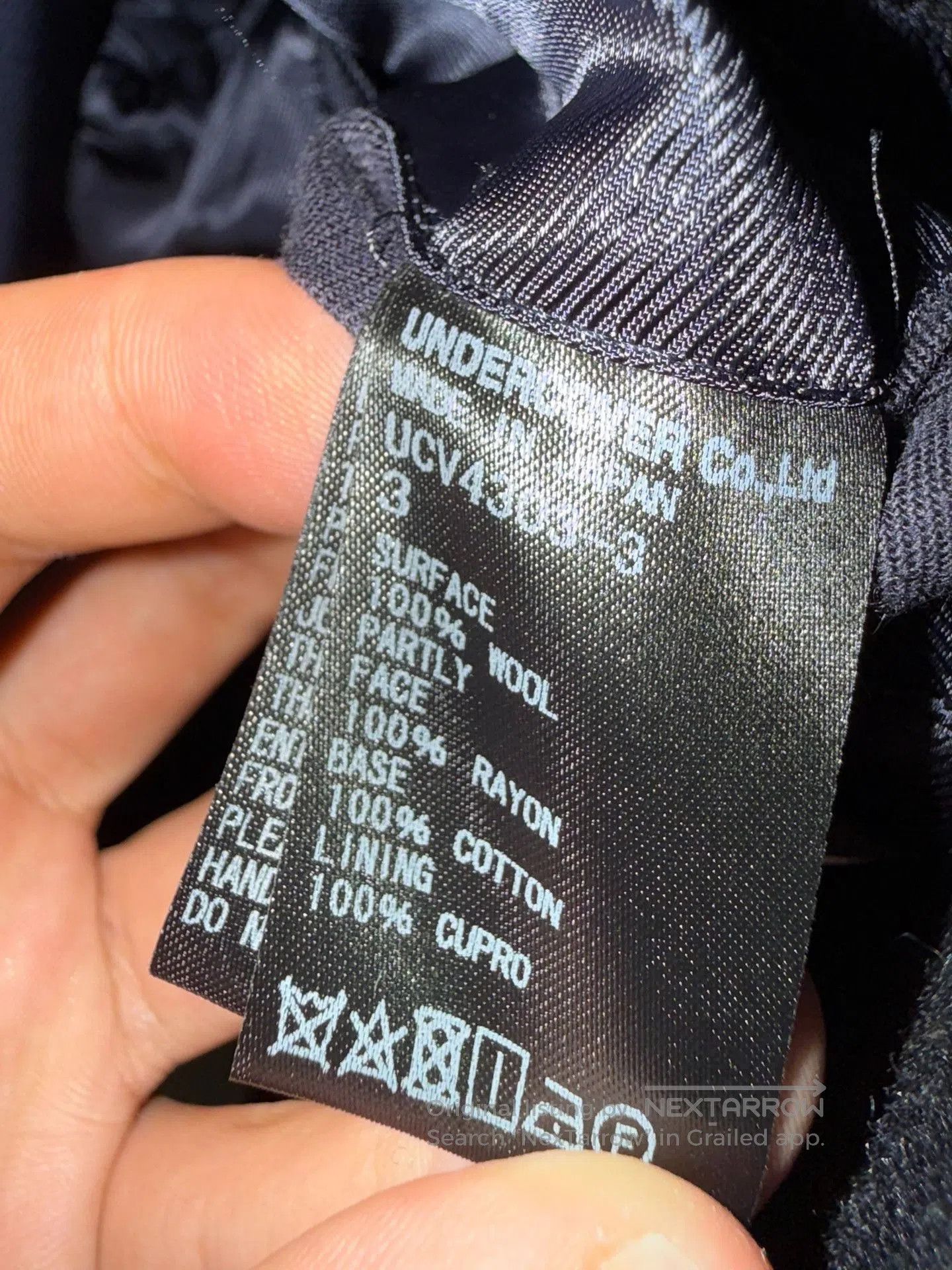 Undercover Kanye Inspired Velvet Collar Coat. Size US L / EU 52-54 / 3 - 6 Thumbnail