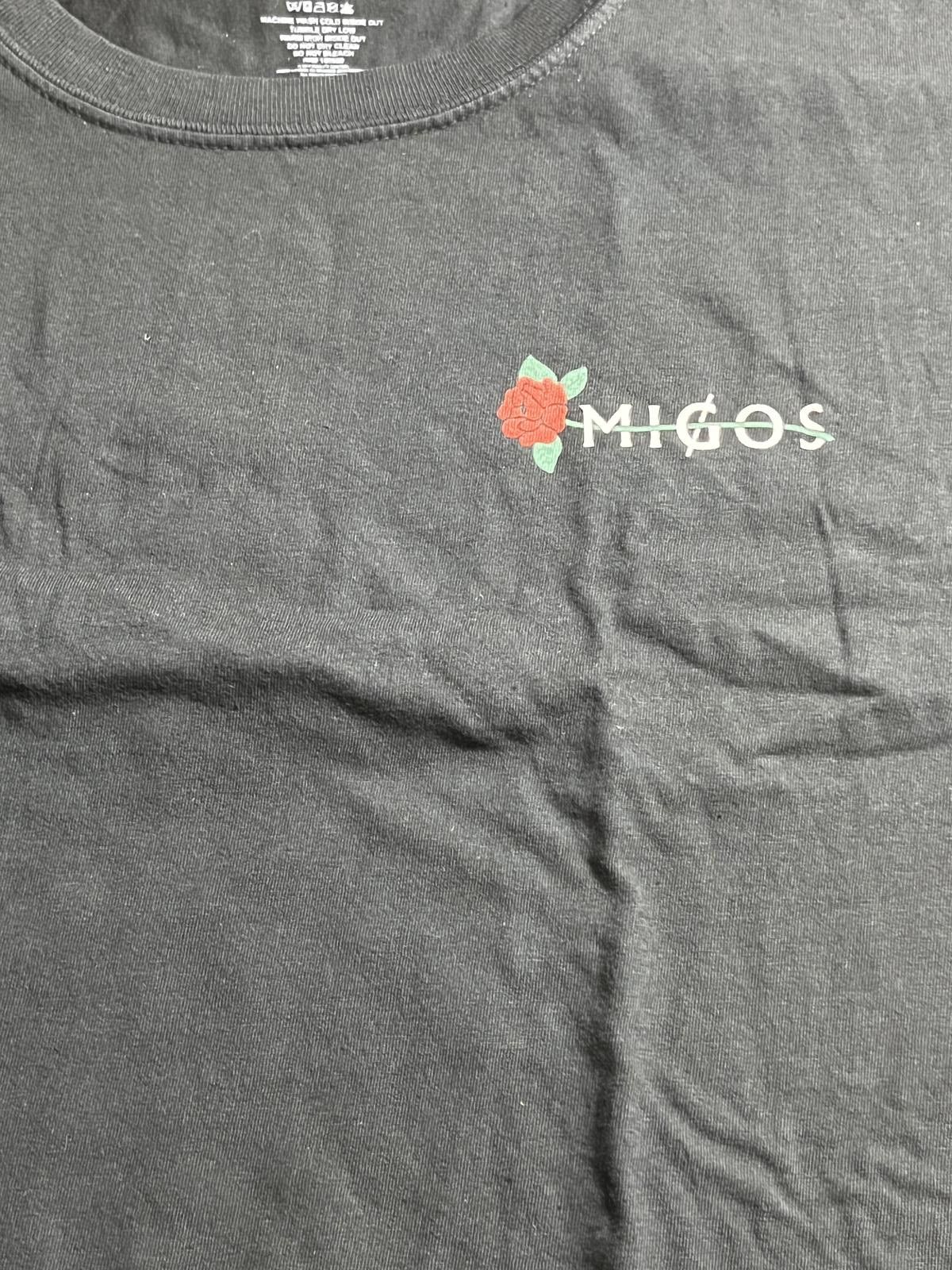 Designer Migos Shirt Merch - 2017 Rose & Scorpion T-shirt - L Size US L / EU 52-54 / 3 - 4 Thumbnail