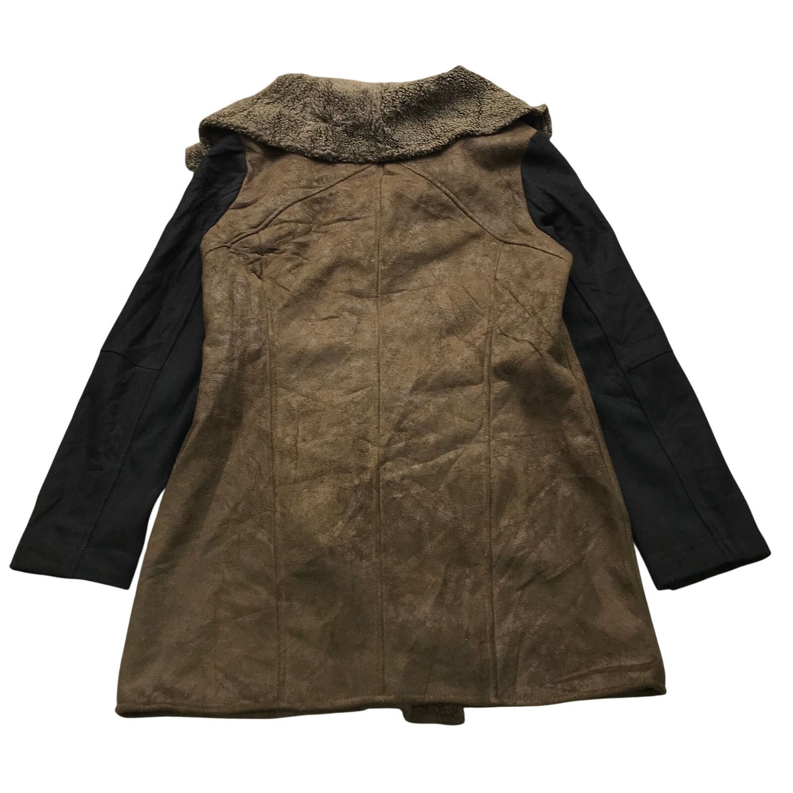 Sam Edelman Sam Edelman Wool Blend Leather Jacket Women's M Olive Green Size M / US 6-8 / IT 42-44 - 12 Thumbnail