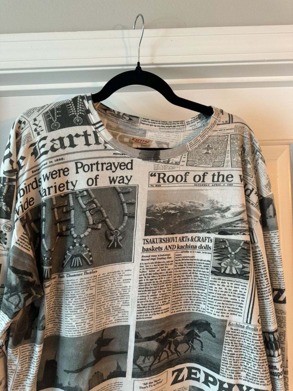 Kapital Kapital News Long Sleeve Size US XL / EU 56 / 4 - 2 Thumbnail