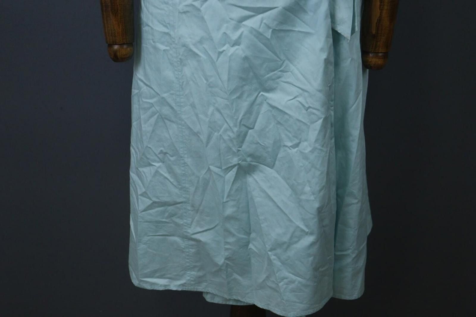 Polo Ralph Lauren Laurel Blue 100% Cotton Collared Belted Wrap Dress Size 36 Size M / US 6-8 / IT 42-44 - 3 Thumbnail