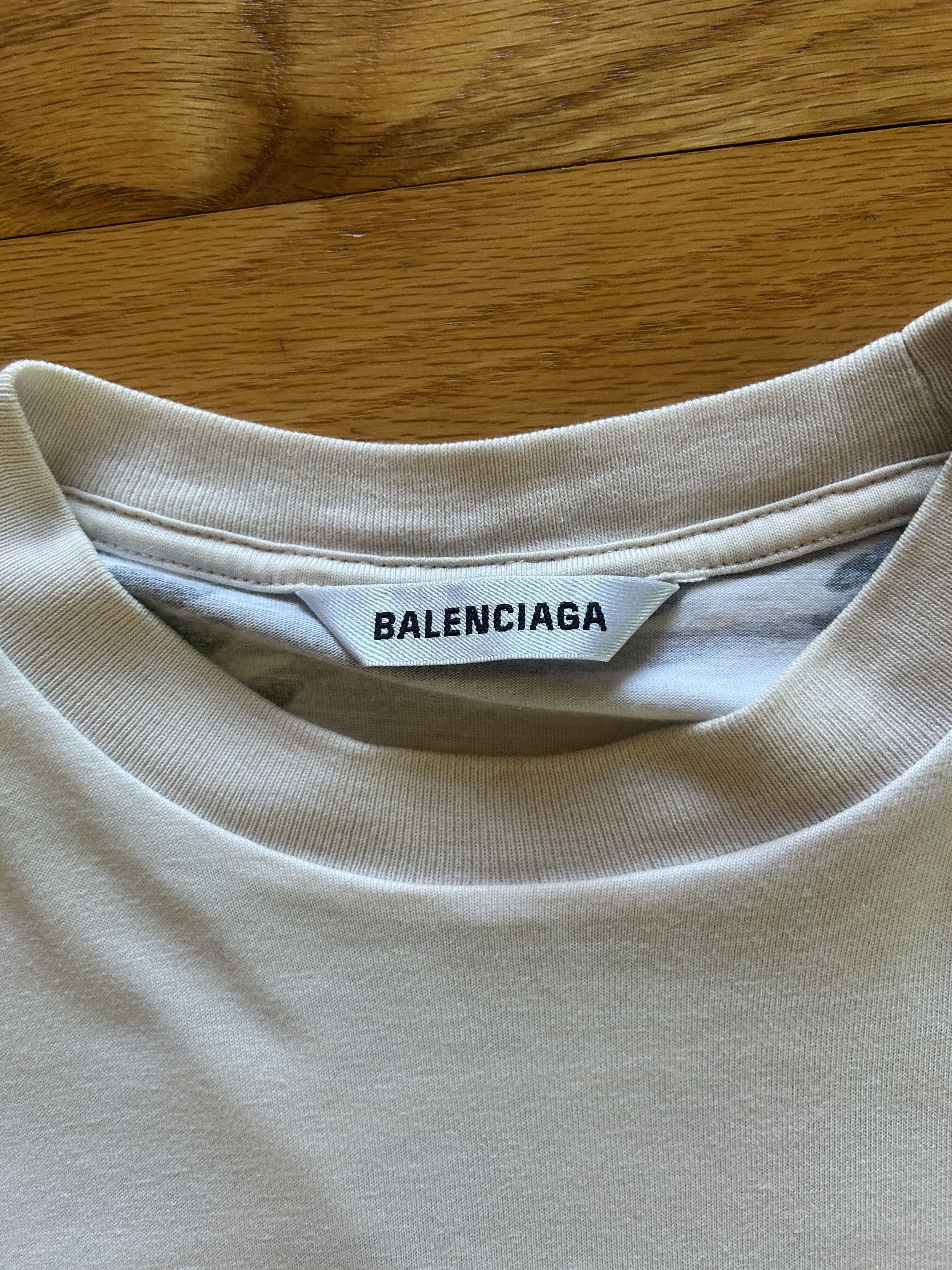Balenciaga “Love Bear” Double Layer Camo T-Shirt SS21 Size US XS / EU 42 / 0 - 4 Thumbnail