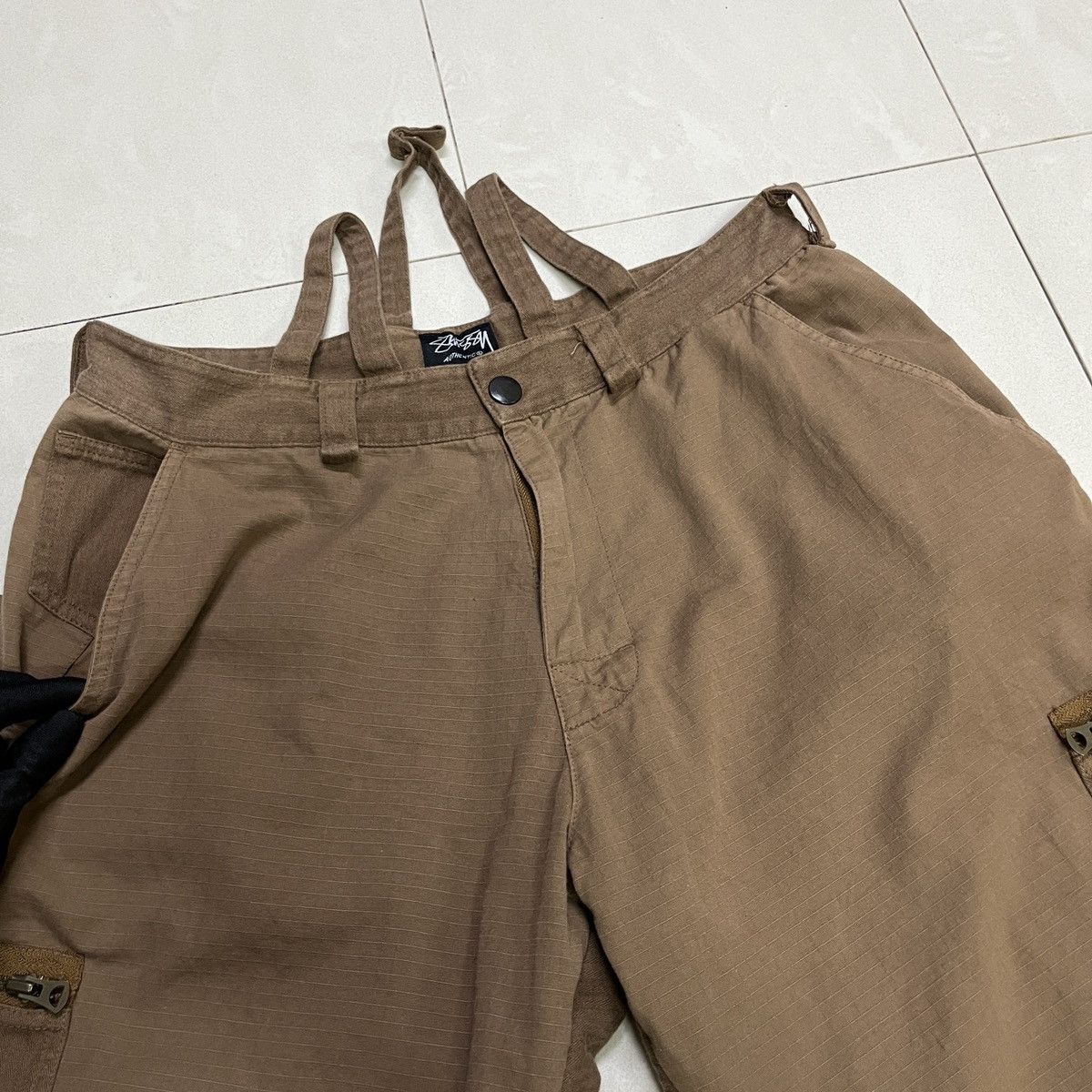 Stussy × Vintage Vintage Stussy Cargo Pants Size US 31 - 4 Thumbnail