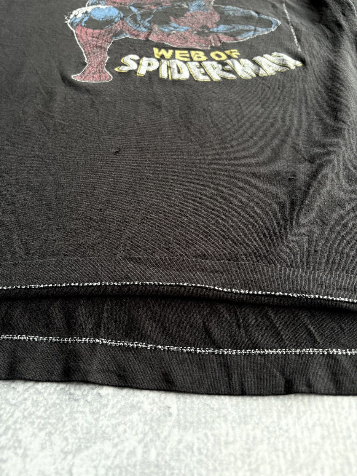 Marvel Comics Vintage 1989 Marvel Web of Spider Man Todd McFarlane Tee Size US L / EU 52-54 / 3 - 4 Thumbnail
