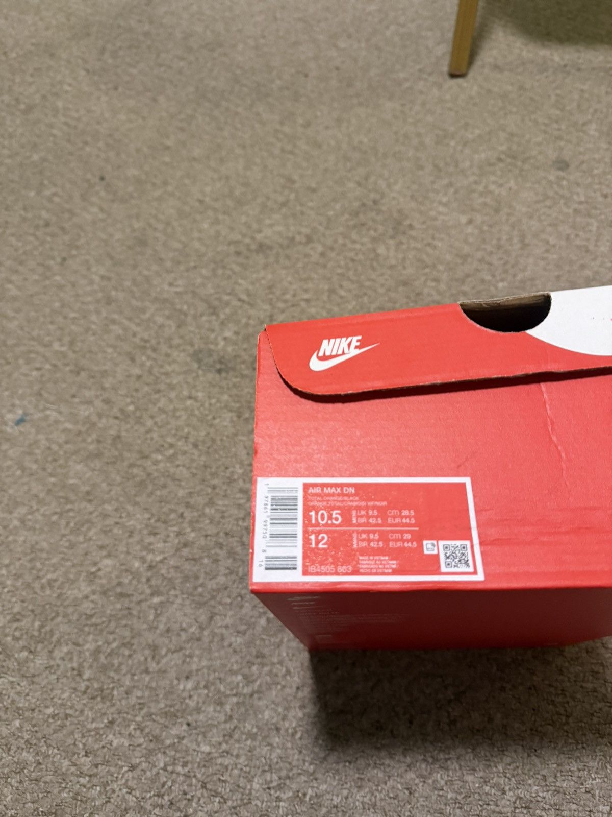 Nike Nike Air Max DN Total Orange Black Size US 10.5 / EU 43-44 - 7 Thumbnail
