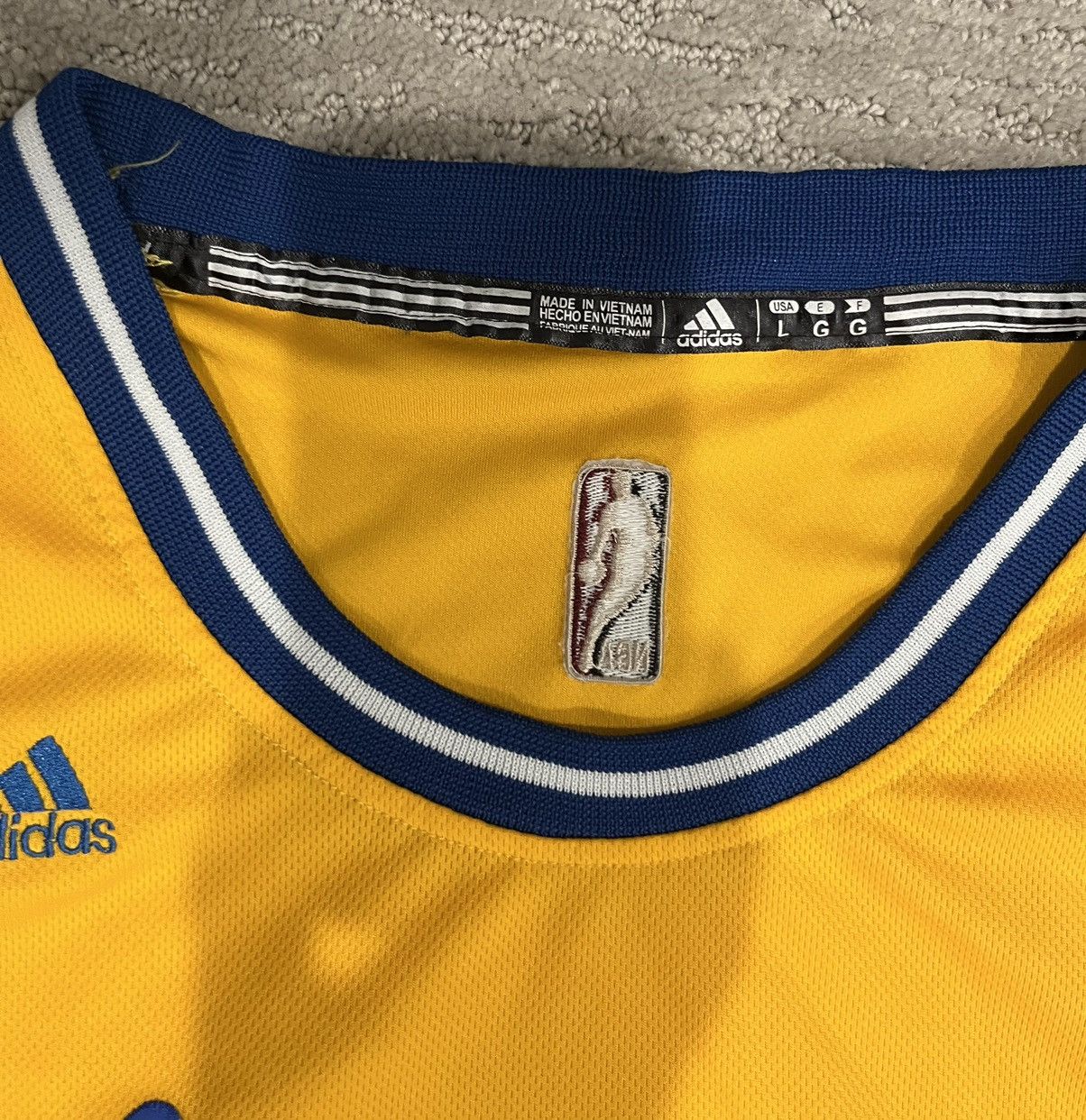 Adidas × NBA × Vintage Vintage Addias Stephen Curry Historical Warriors Jersey Size US L / EU 52-54 / 3 - 5 Thumbnail