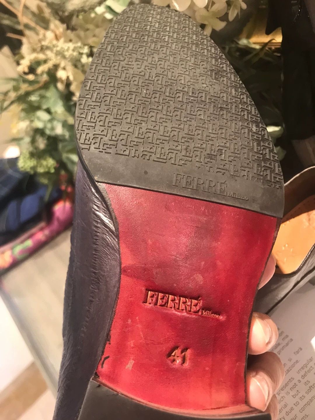 Gianfranco Ferre Ferre Gray Stingray Leather Pointed Shoes Size US 8 / EU 41 - 9 Thumbnail