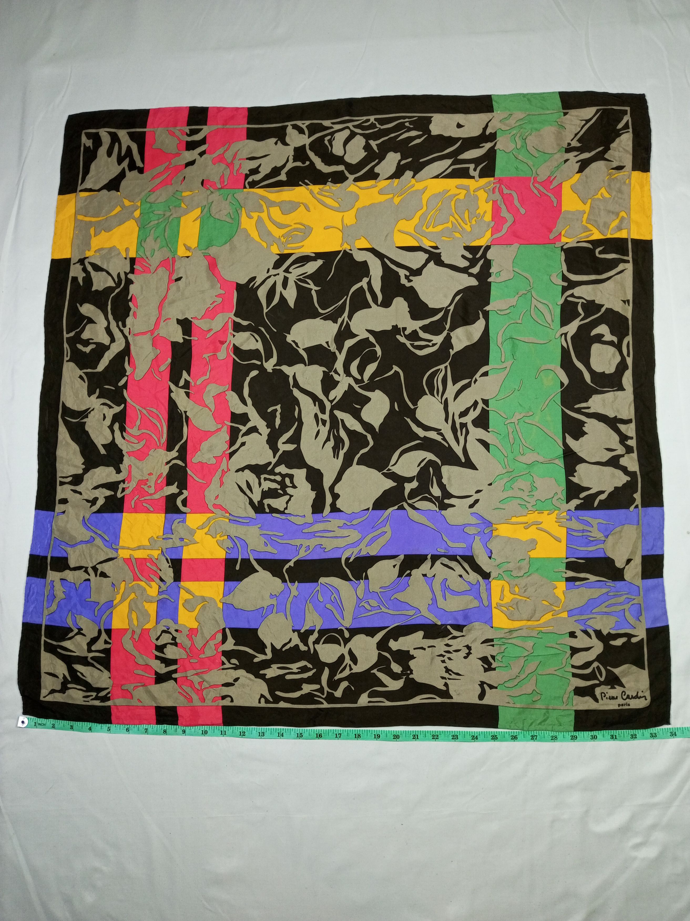 Pierre Cardin × Vintage Vintage Pierre Cardin Silk Scarf Size ONE SIZE - 6 Thumbnail