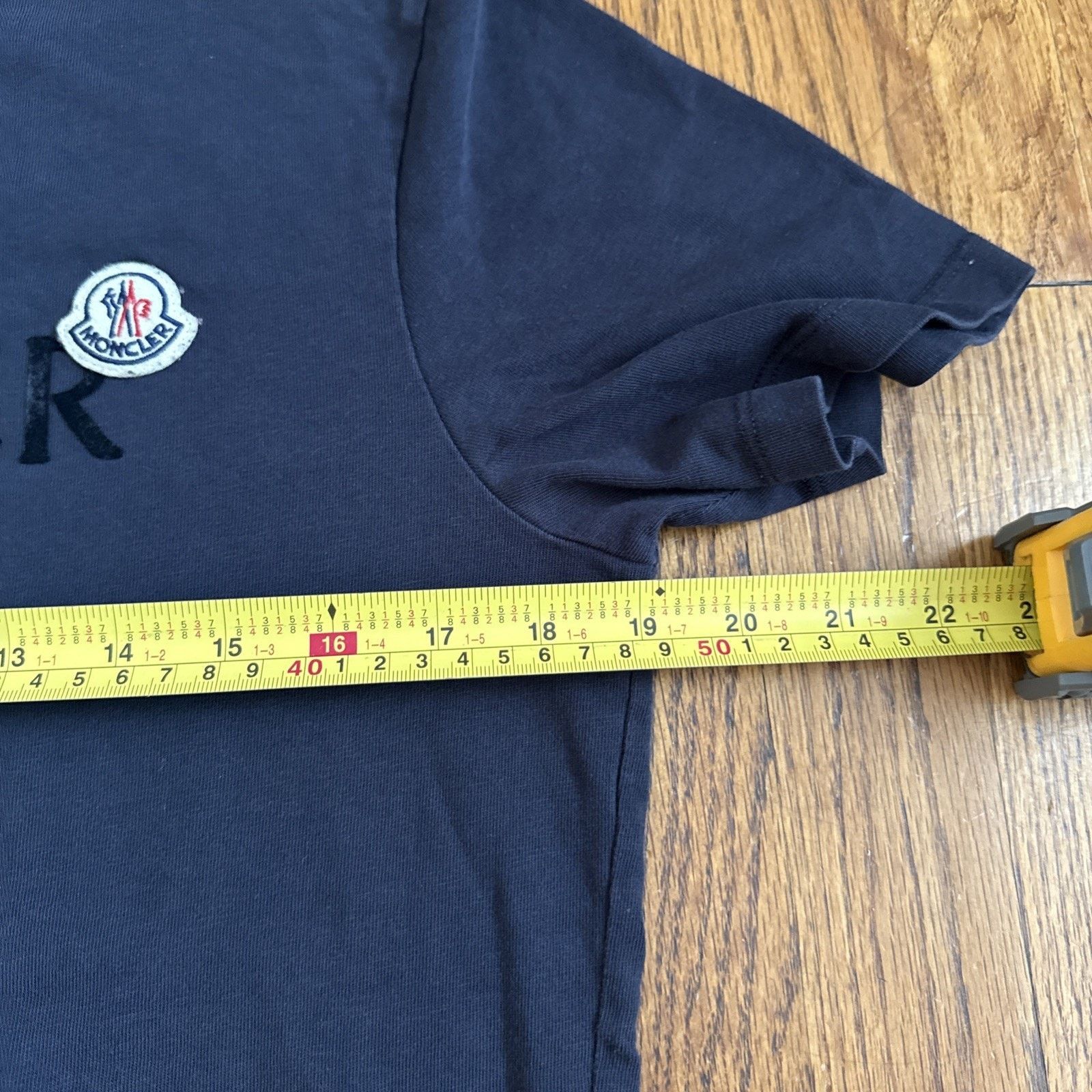 Moncler Moncler Men Navy Logo Tshirt Size S C8 Size US S / EU 44-46 / 1 - 6 Thumbnail