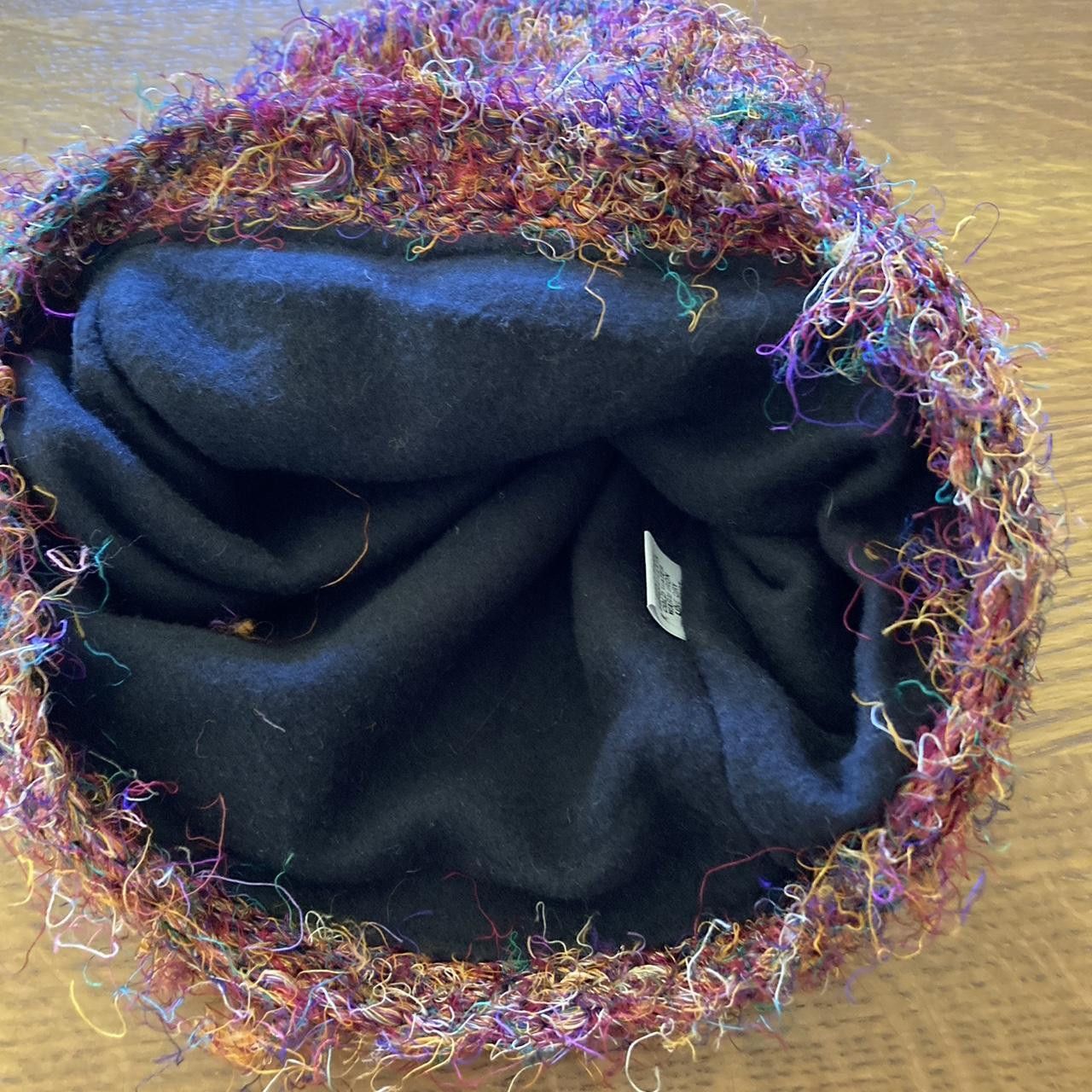 Handmade Handmade Multicolored Silk Beanie Size ONE SIZE - 3 Thumbnail