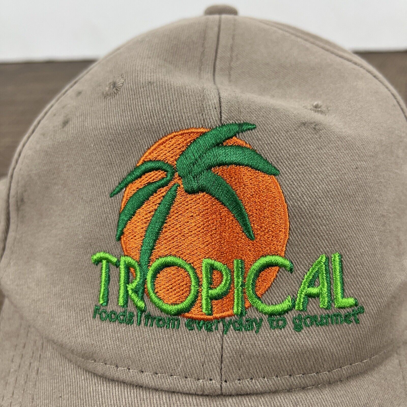 Other Tropical Hat Tropical Foods Hat Tan Brown Hat Adjustable Tan Size ONE SIZE - 8 Thumbnail