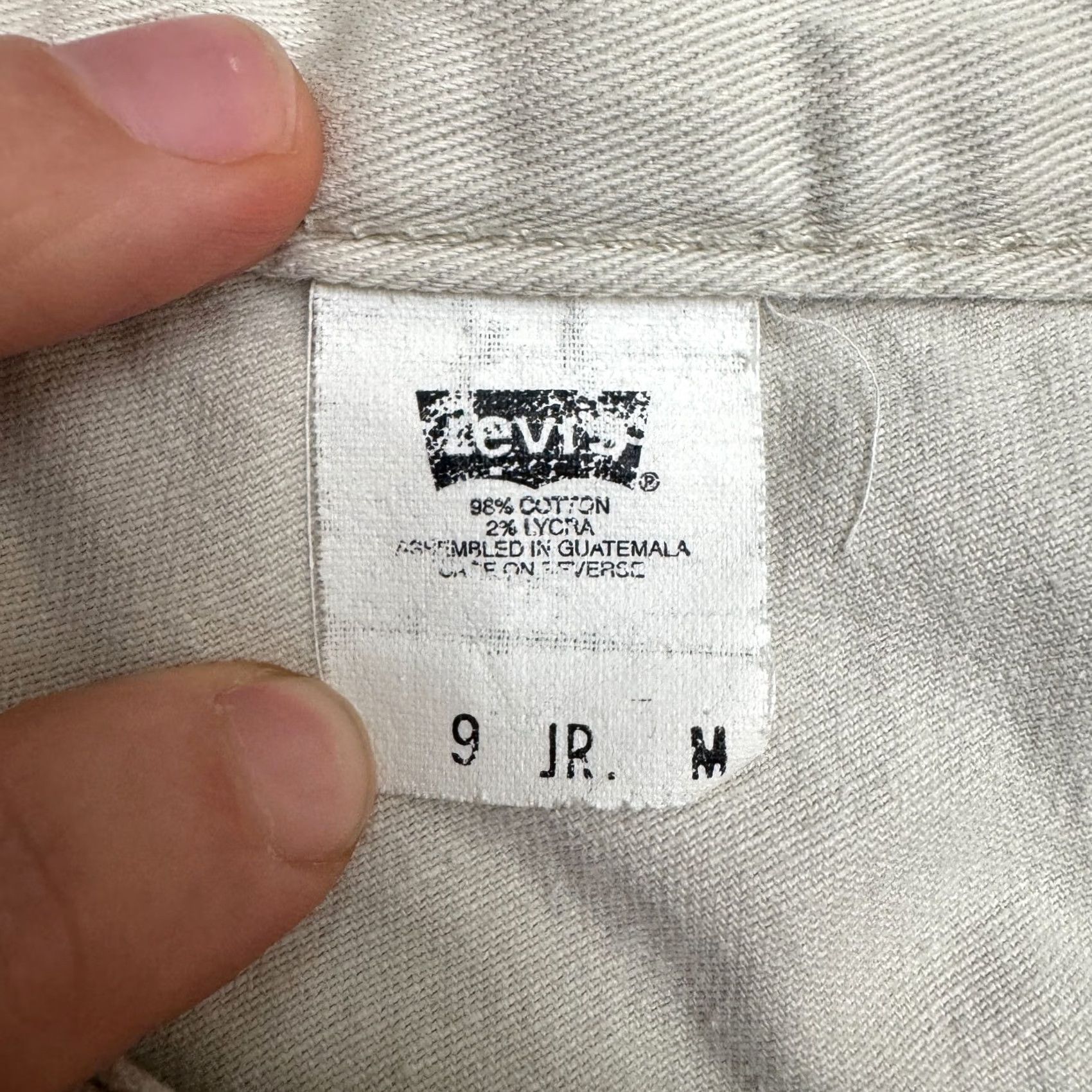 Levi's VINTAGE Levi's Cargo Pants Womens 9 Beige Flared 90s Retro Mid Rise Jeans Style Cotton Pant Size 30" / US 8 / IT 44 - 7 Thumbnail