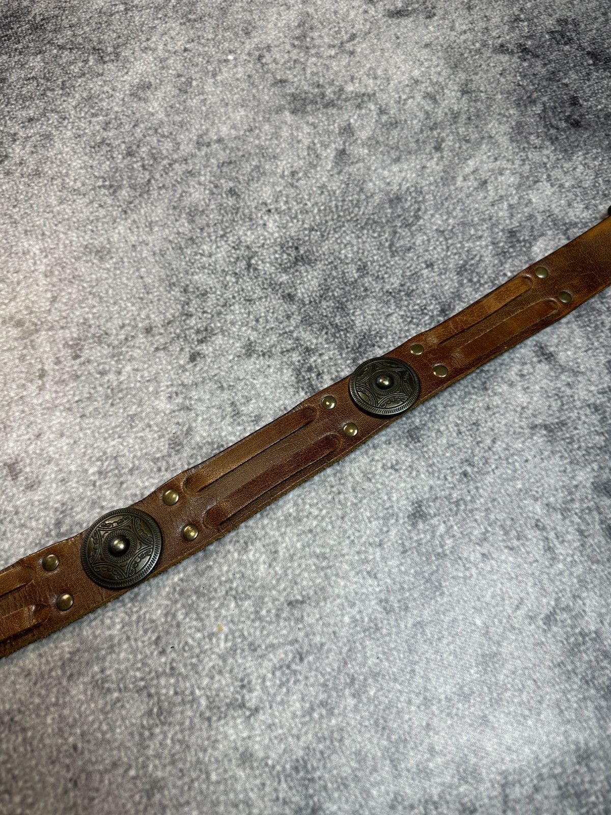 Other Y2K Vintage leather Belts Avant Garden Rare Casual Hype VTg Size ONE SIZE - 2 Thumbnail