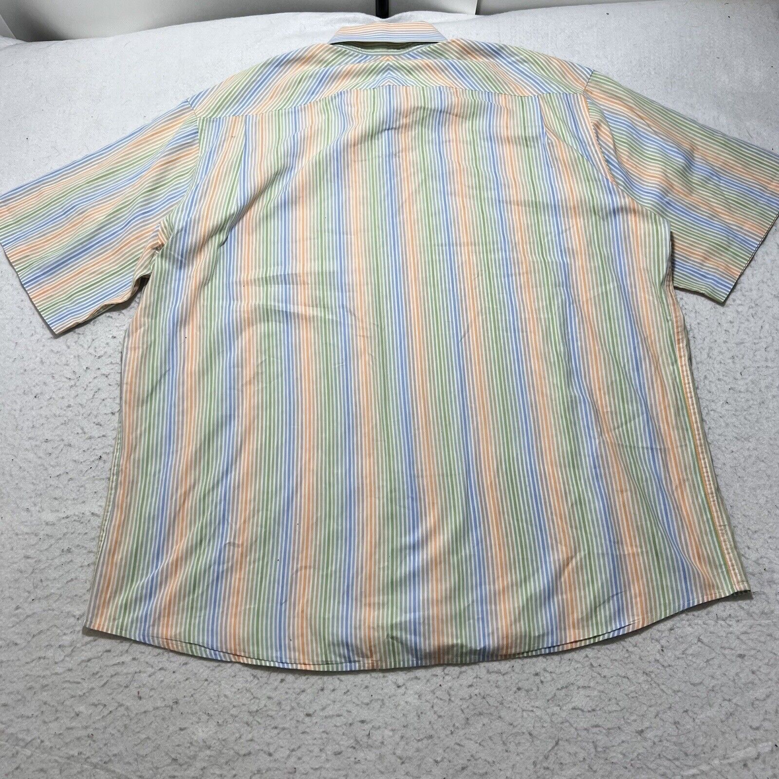 Alan Flusser Alan Flusser XL Colorful Striped Button Down Collared Shirt Size US XL / EU 56 / 4 - 9 Thumbnail