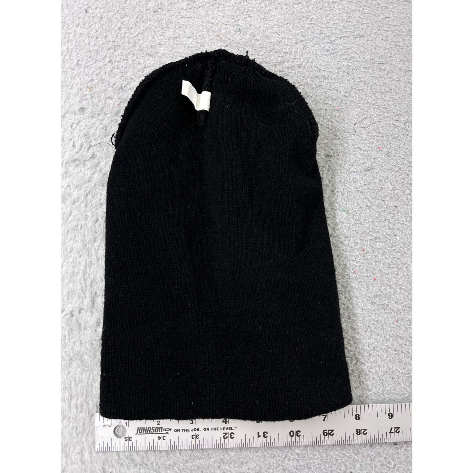 Vintage KNIT Beanie Adult One Size Black Knit Acrylic Beanie Winter Ski Surf Skate Hat Mens Size ONE SIZE - 5 Thumbnail