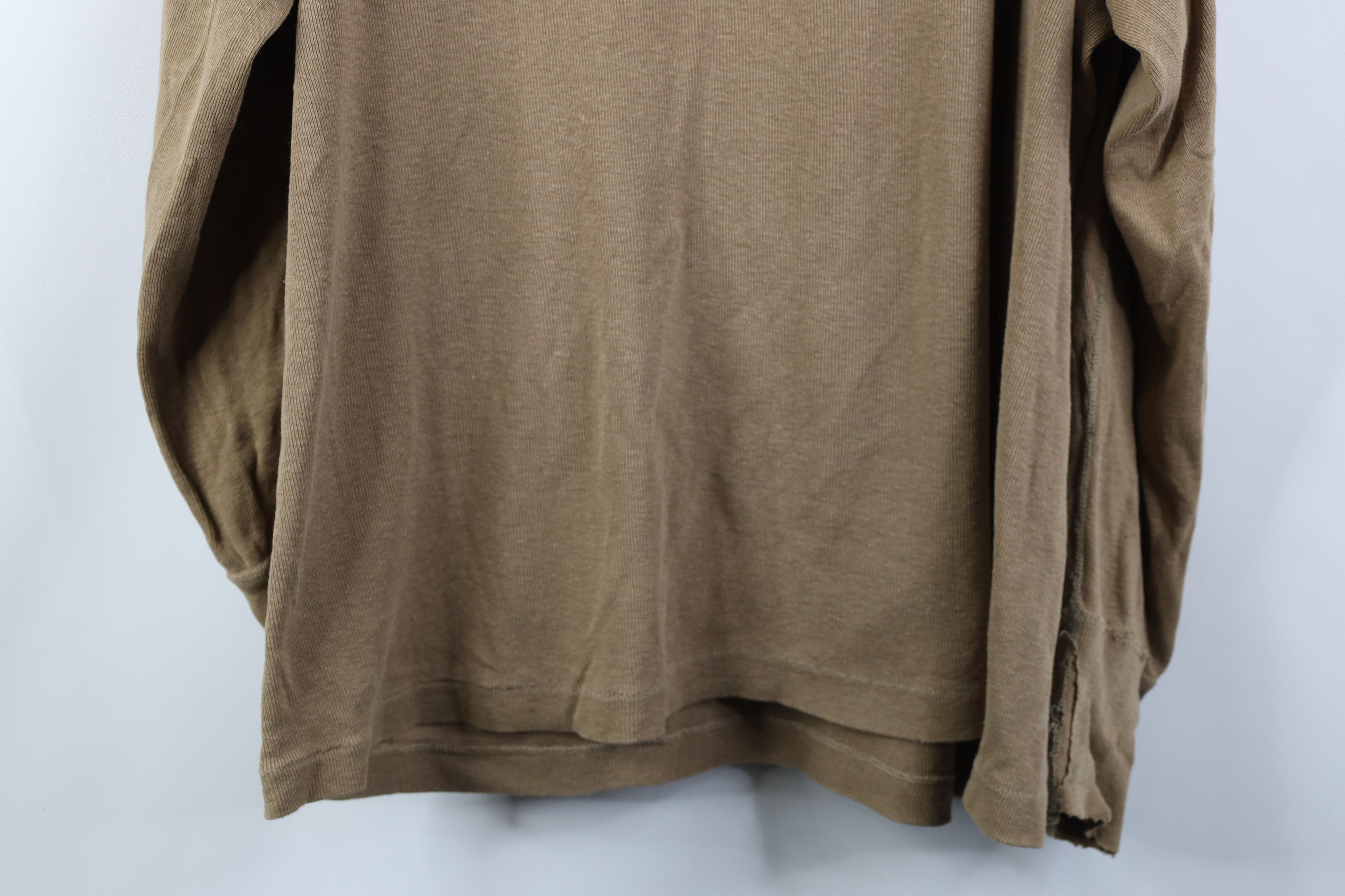 Vintage Vintage USGI Ribbed Knit Henley Undershirt T-Shirt USA Size US XL / EU 56 / 4 - 16 Thumbnail