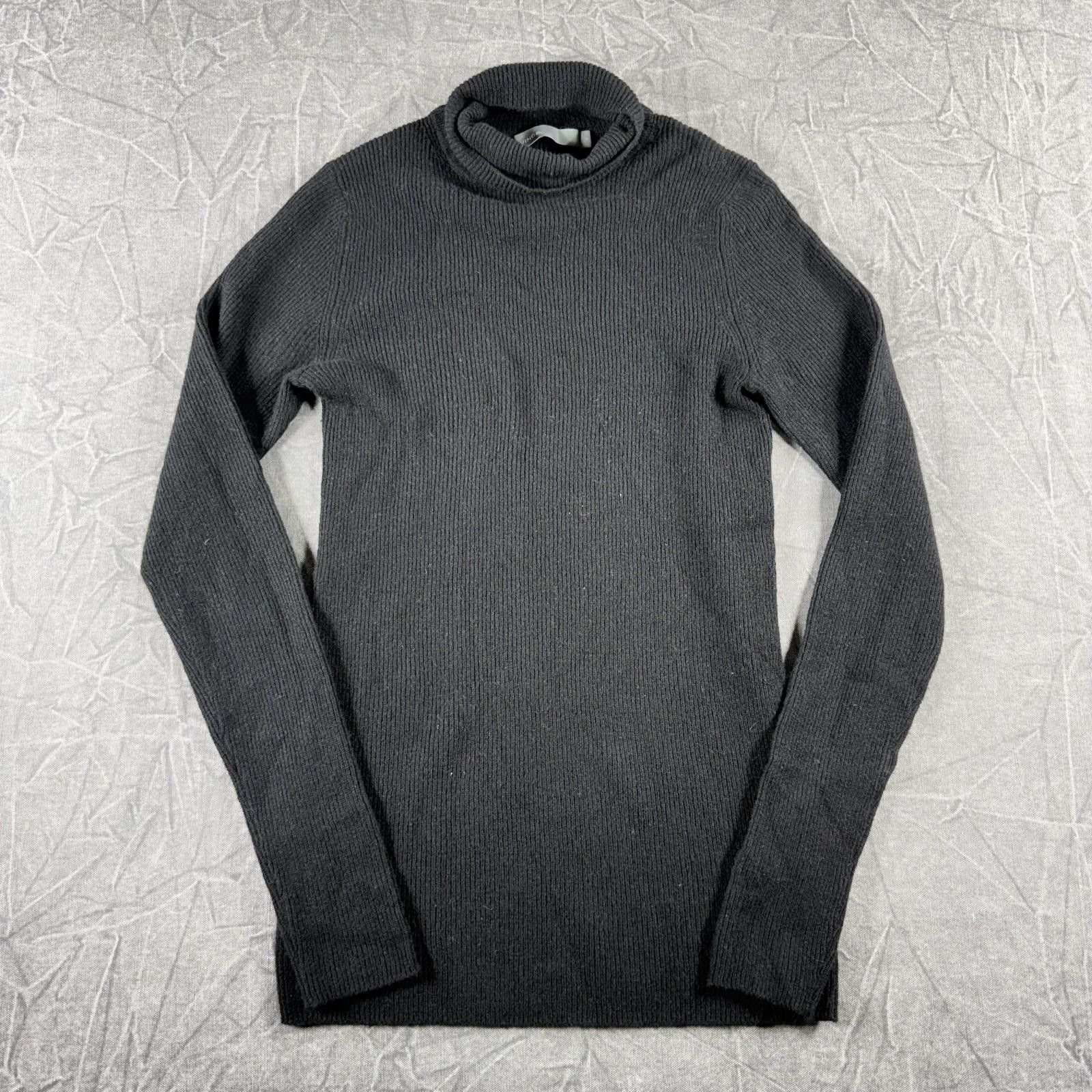 Vince Vince Shirt Women's S Black Long Sleeve Turtleneck Cashmere Size S / US 4 / IT 40 - 2 Thumbnail