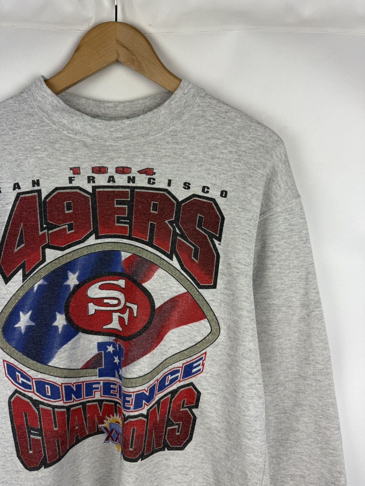 Starter × Vintage VTG Starter 49ers San Francisco 1995 Sweatshirt Pullover Size US M / EU 48-50 / 2 - 3 Thumbnail
