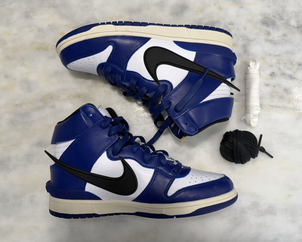 Nike AMBUSH x Nike Dunk High Deep Royal Size 10 Size US 10 / EU 43 - 8 Thumbnail