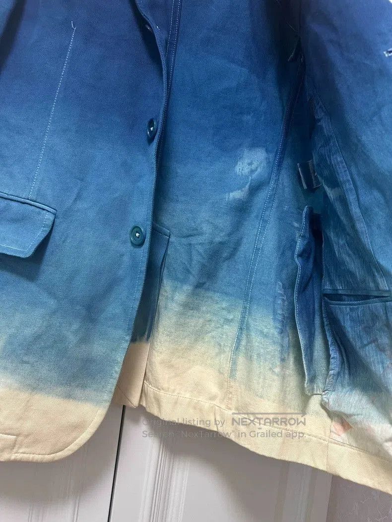 Ann Demeulemeester Ann Demeulemeester Gradient Blue Blazer. Size US XXS / EU 40 - 3 Thumbnail