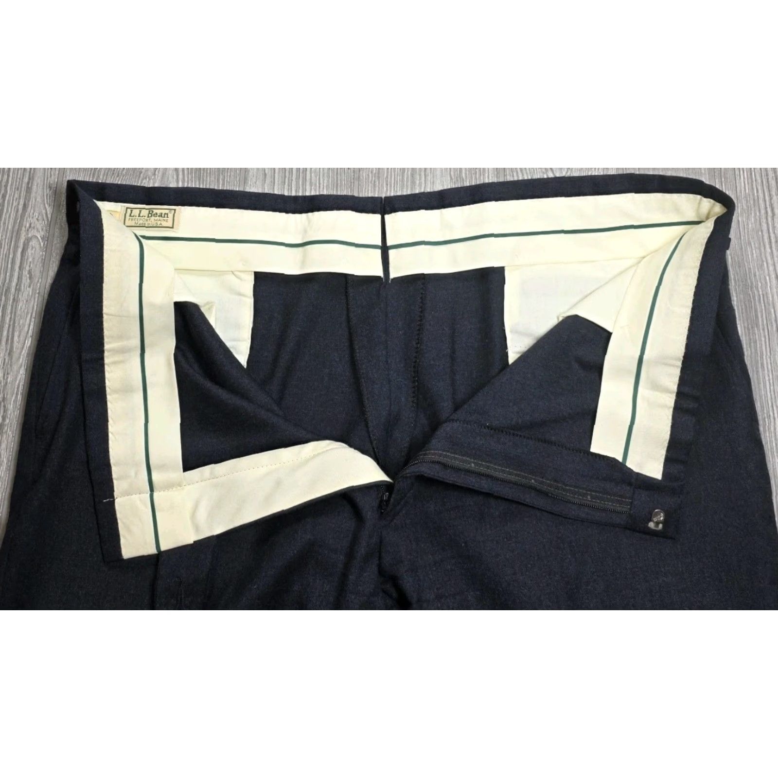 Vintage VINTAGE L.L. Bean Wool Hunting Field Pants Mens 44x29 Outdoors Hunter Blue Size US 44 / EU 60 - 7 Thumbnail