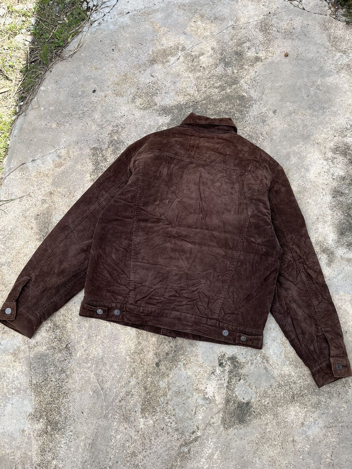 Japanese Brand × Uniqlo × Vintage ⚡️STEALS⚡️Vintage Uniqlo Courdroy Denim Jacket Japan 🇯🇵 Size US L / EU 52-54 / 3 - 2 Thumbnail