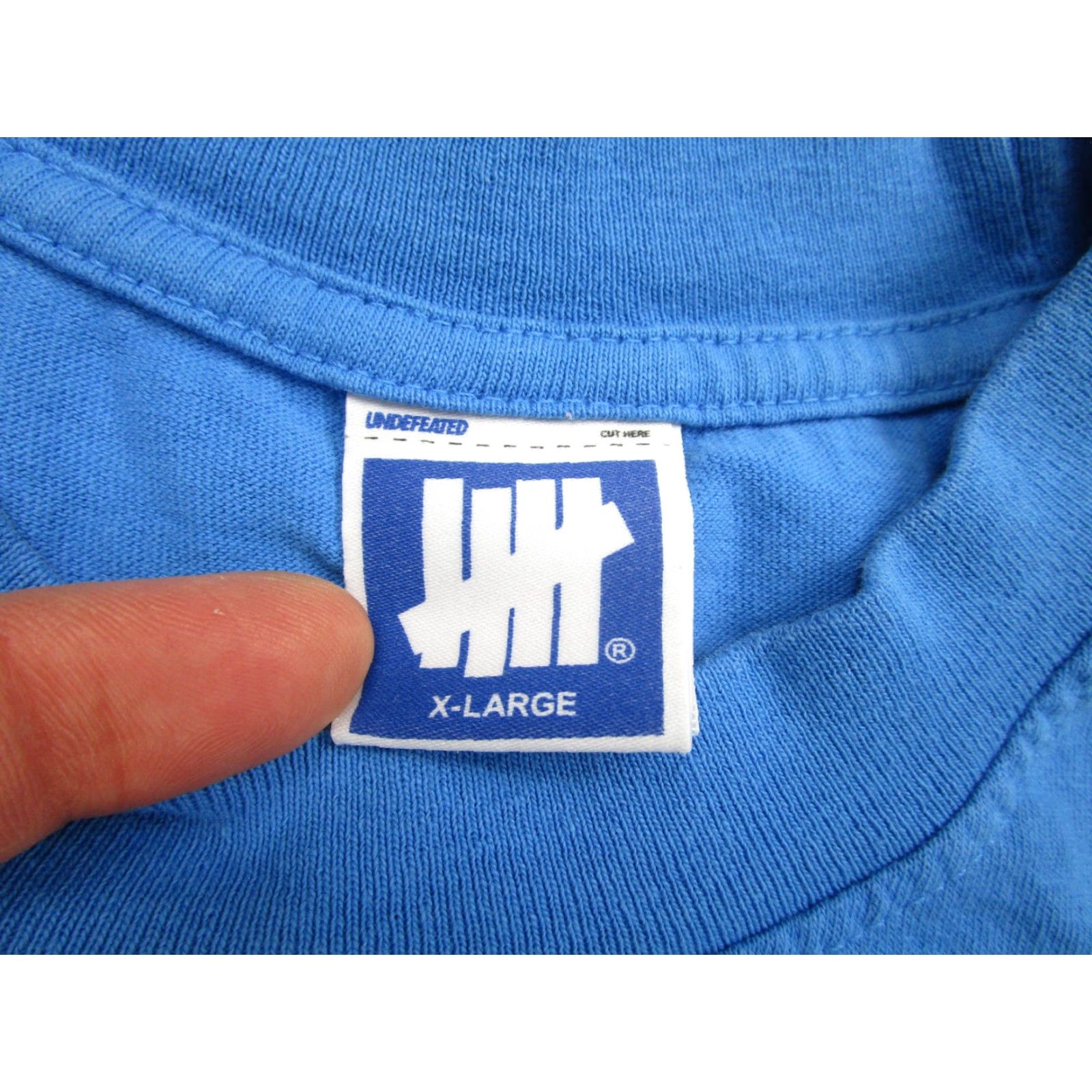 Undefeated Undefeated Long Sleeve Shirt Mens XL Blue Graphic Print Made in USA Streetwear Size US XL / EU 56 / 4 - 5 Thumbnail