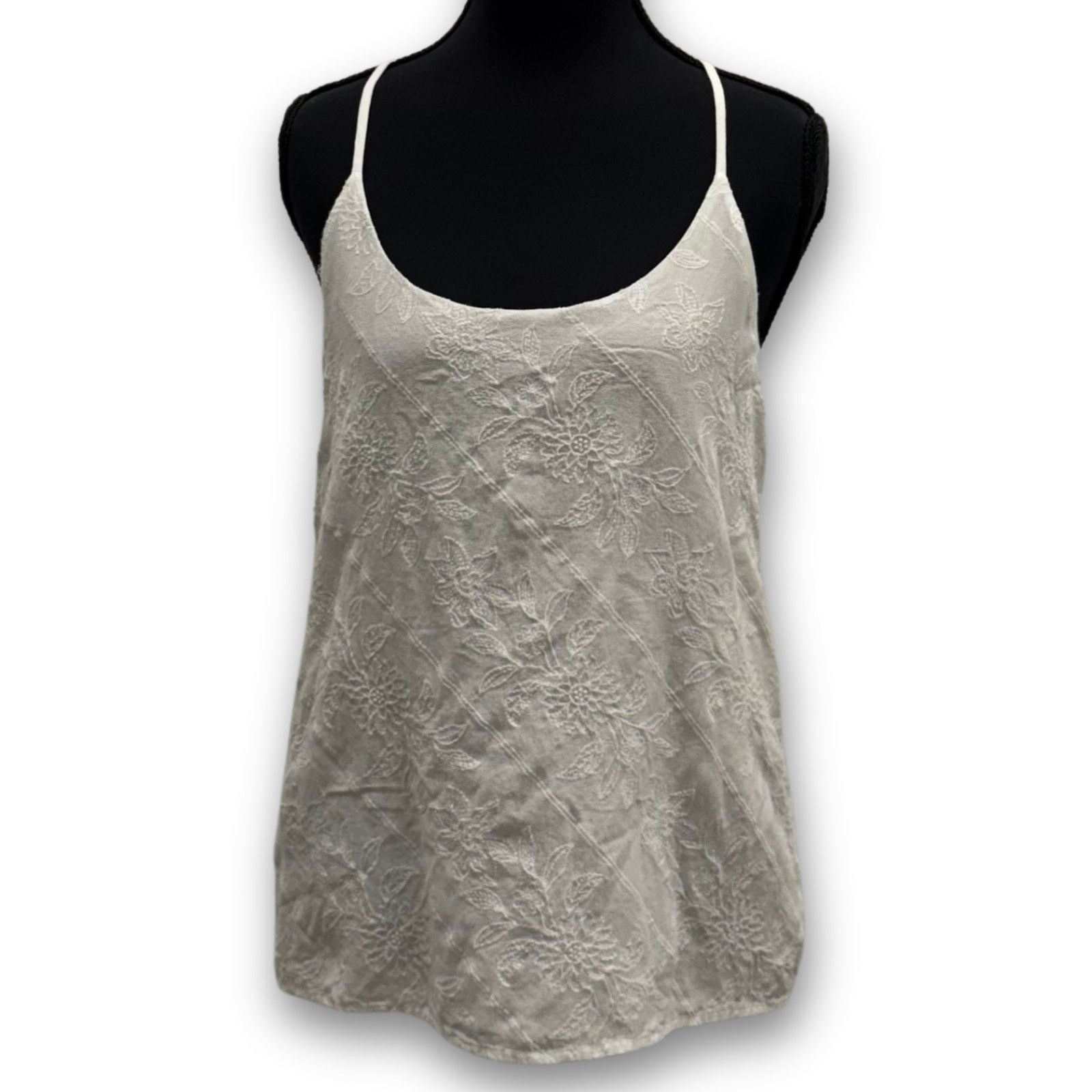 Loft Vintage Loft Embroidered Floral Cami Top | Women's XS Size XS / US 0-2 / IT 36-38 - 1 Thumbnail