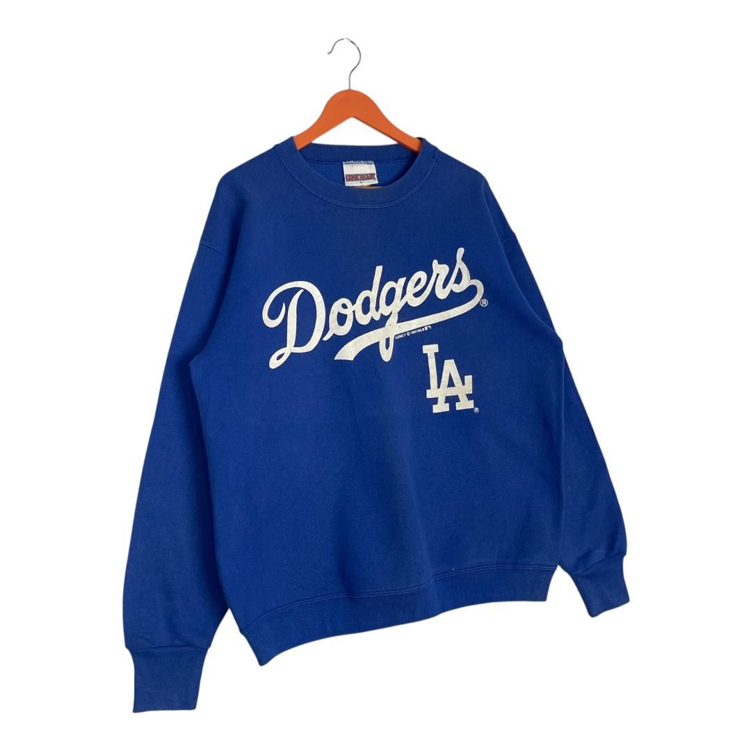 Vintage Vintage 1991 Logo 7 LA Dodgers MLB Pullover Sweatshirt Size US L / EU 52-54 / 3 - 2 Thumbnail