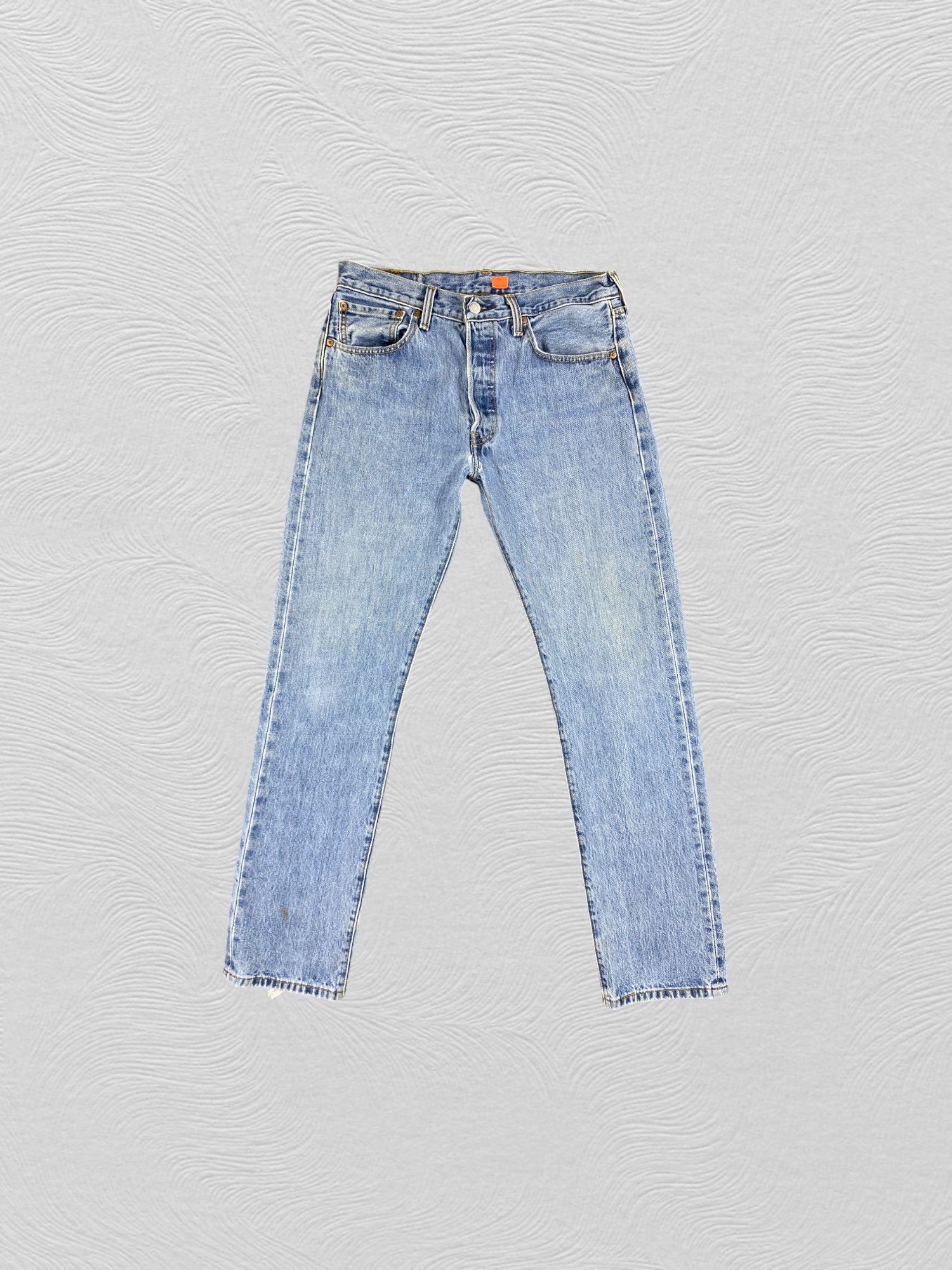 Japanese Brand Sky Blue Vintage Levi's 501 Jeans 31x31.5 Denim -JN2235 Size US 31 - 1 Thumbnail