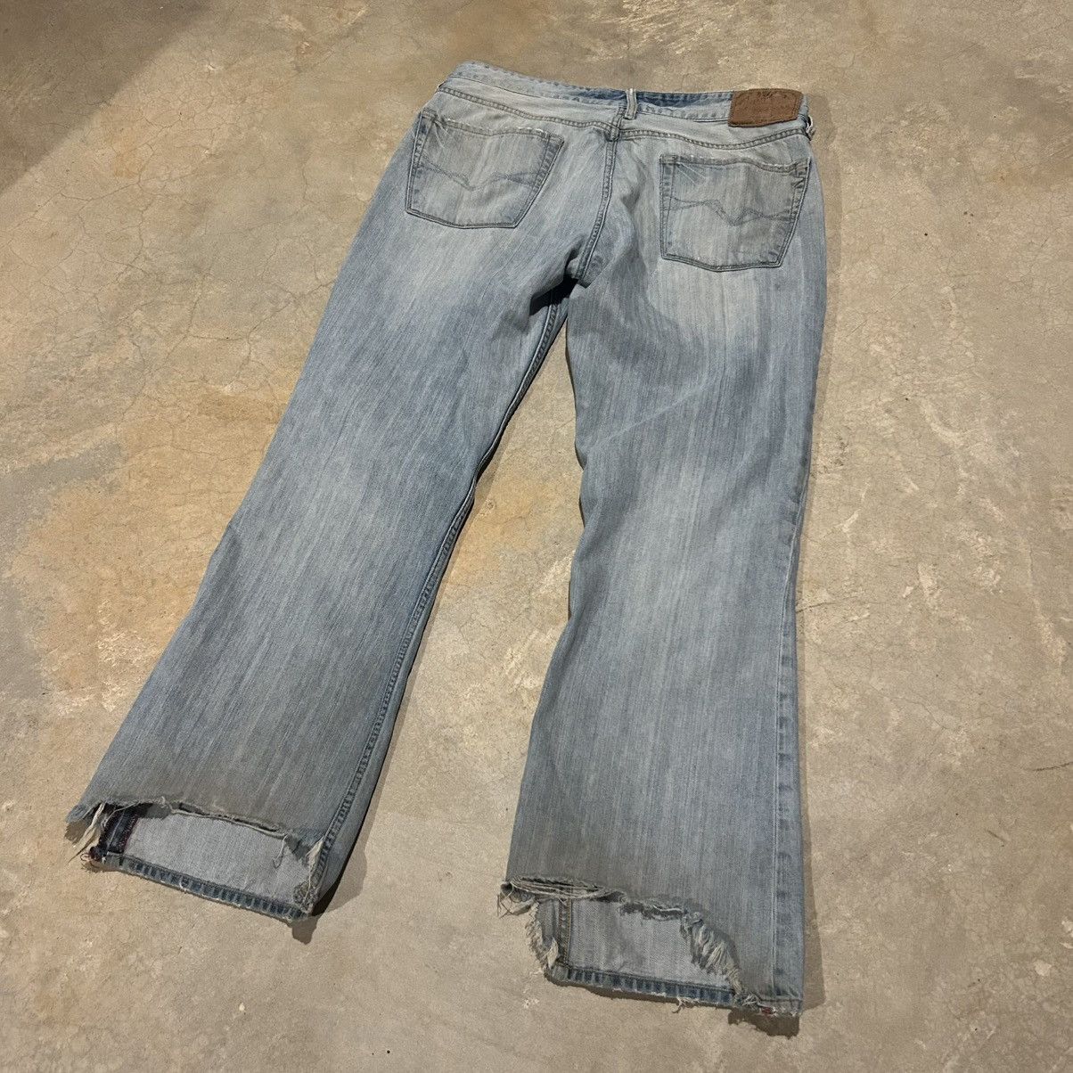 Guess × Vintage Crazy Vintage Y2K Guess Jeans Baggy Bootcut Distressed Denim Size US 36 / EU 52 - 11 Thumbnail