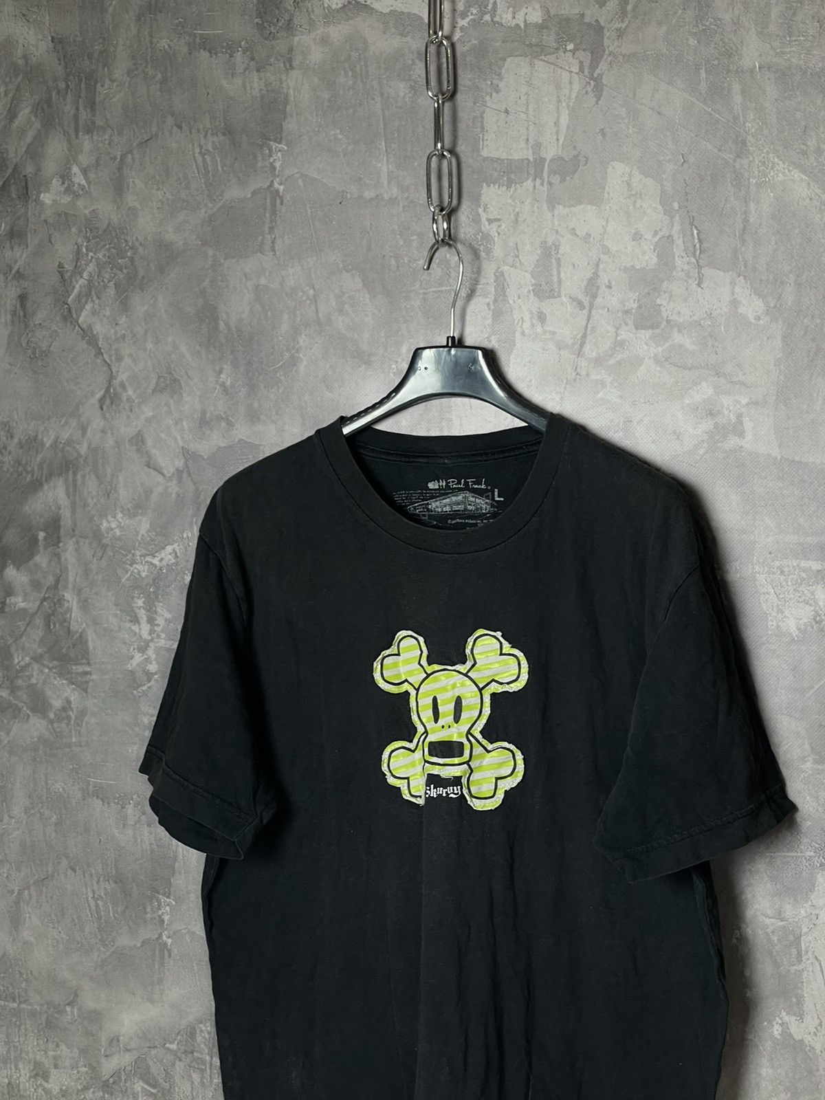 Paul Frank × Vintage Rare Vintage Paul Frank Black Fade Y2K T-Shirt Size US L / EU 52-54 / 3 - 7 Thumbnail