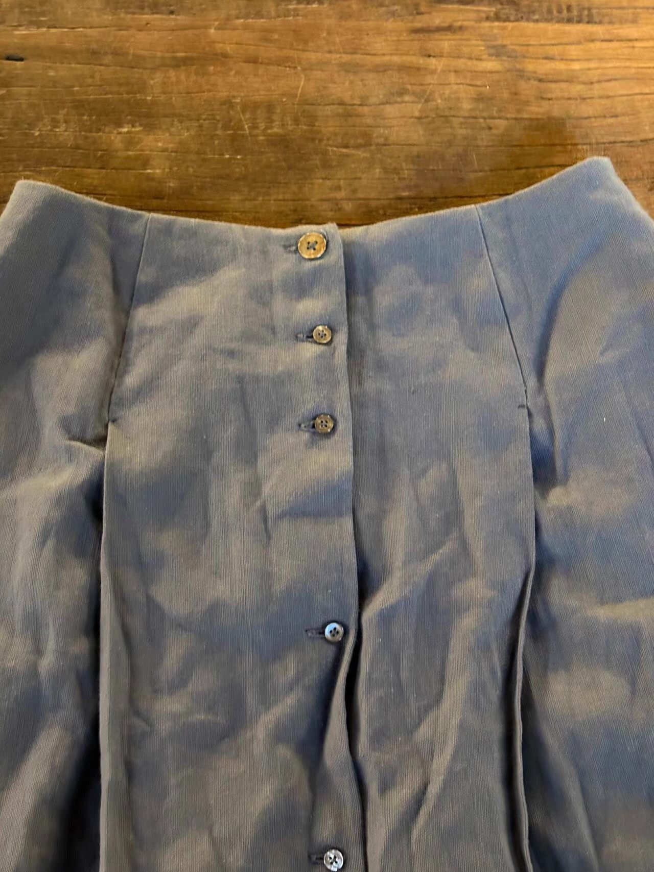 Ma+ m.a+ 16SS Avion Blue 8‑Pleat Skirt Ｑ25 Size 38" / US 16 / IT 52 - 2 Thumbnail