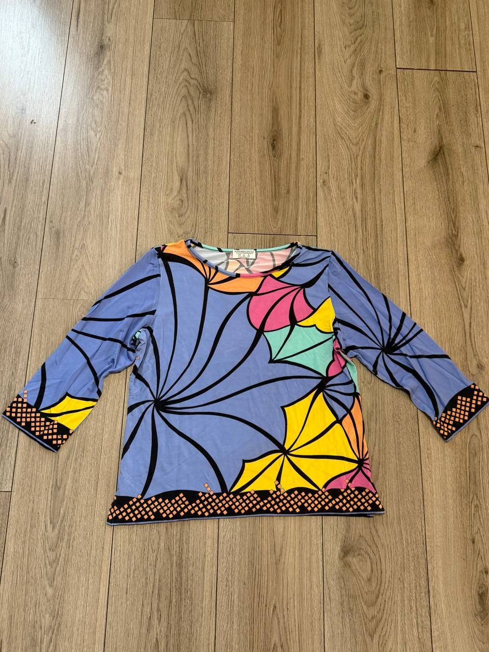 Other Averardo Bessi 3/4 Sleeve Cropped Top-Size 12 -Italy Size XL / US 12-14 / IT 48-50 - 1 Thumbnail