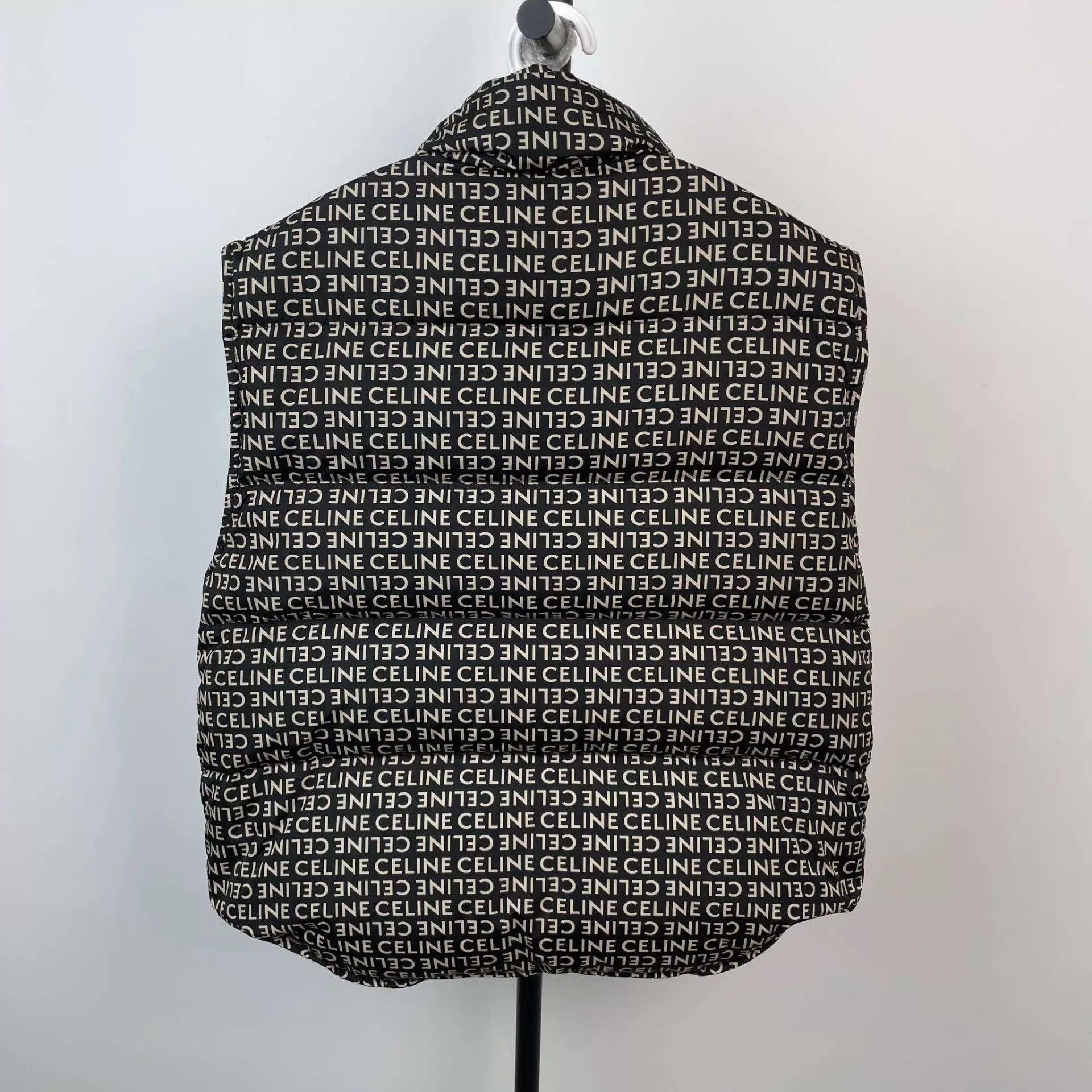 Celine Celine logo print vest black Size XS / US 0-2 / IT 36-38 - 2 Thumbnail