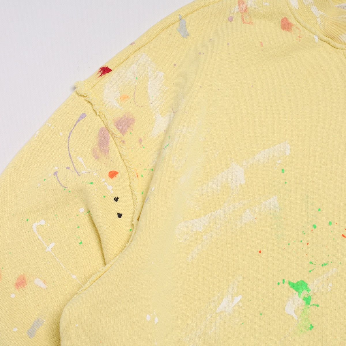 Palm Angels Palm Angels Oversized Sweatshirt Wide Yellow Splatter Painte Size US XS / EU 42 / 0 - 10 Thumbnail