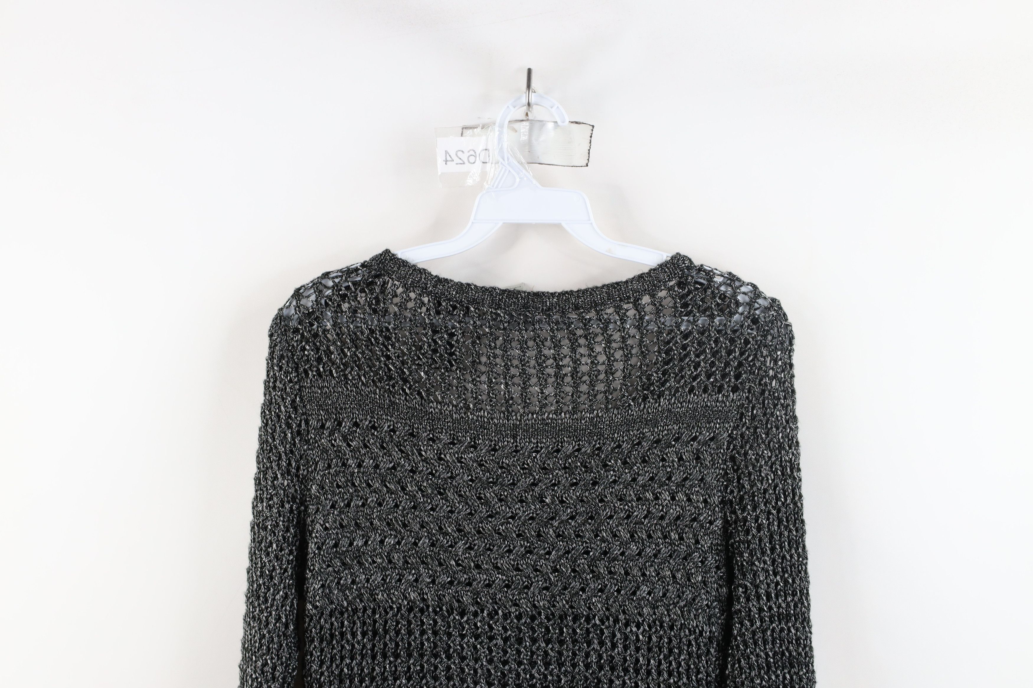 Harley Davidson × Vintage Vintage Y2K Harley Davidson Sheer Crochet Knit Sweater Size M / US 6-8 / IT 42-44 - 7 Thumbnail