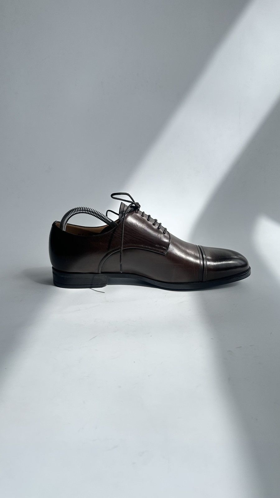 Bally Bally Switzerland Lampy Brown Leather Derby Shoes US 7.5 EEE Size US 7.5 / EU 40-41 - 11 Thumbnail