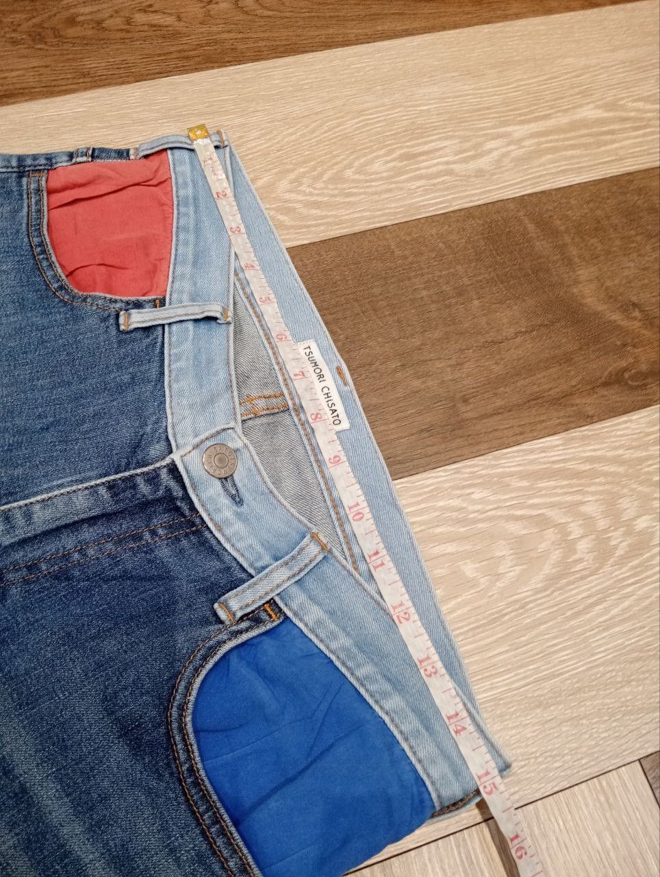 Tsumori Chisato VINTAGE TSUMORI CHISATO ISSEY MIYAKE BLUE DENIM PANTS Size US 30 / EU 46 - 11 Thumbnail