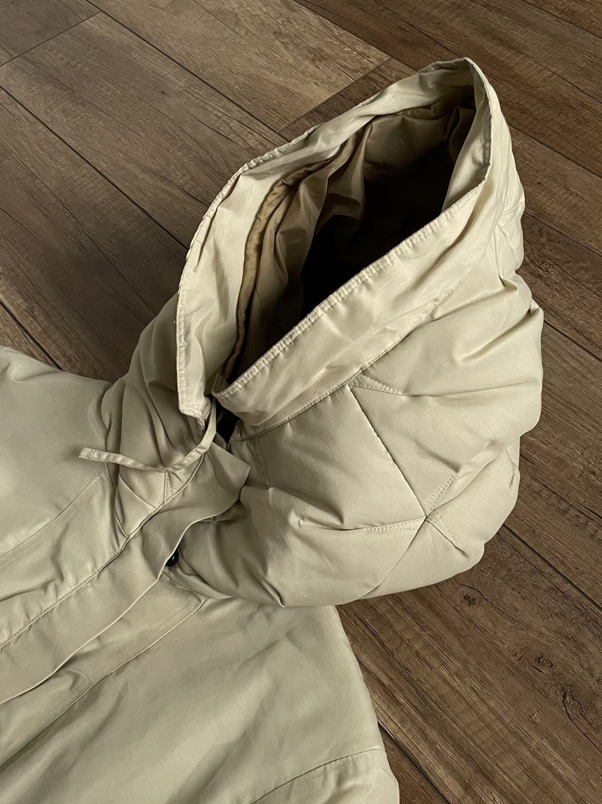 Marithe + Francois Girbaud Marithe Francois Girbaud Active Beige Long Parka Jacket Size M / US 6-8 / IT 42-44 - 11 Thumbnail
