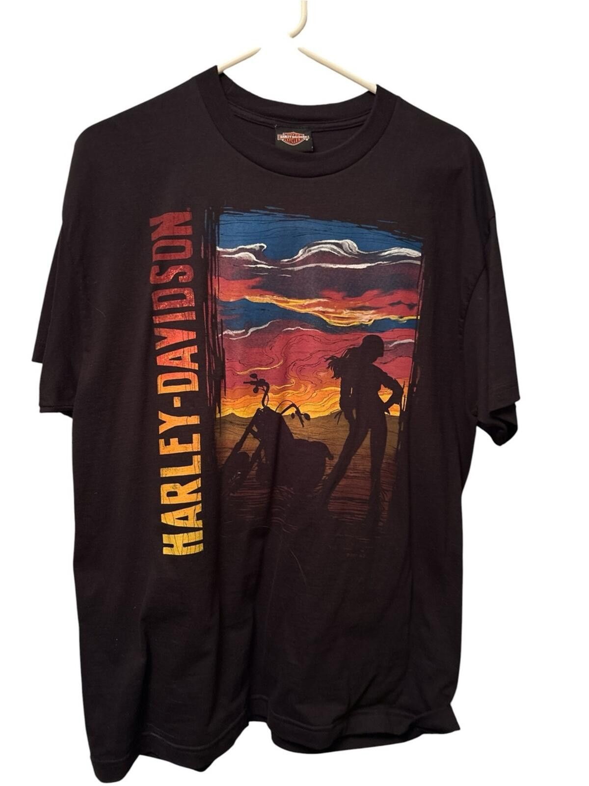 Harley Davidson Harley-Davidson Central TX Black Sunset Graphic Tee Size US L / EU 52-54 / 3 - 1 Thumbnail