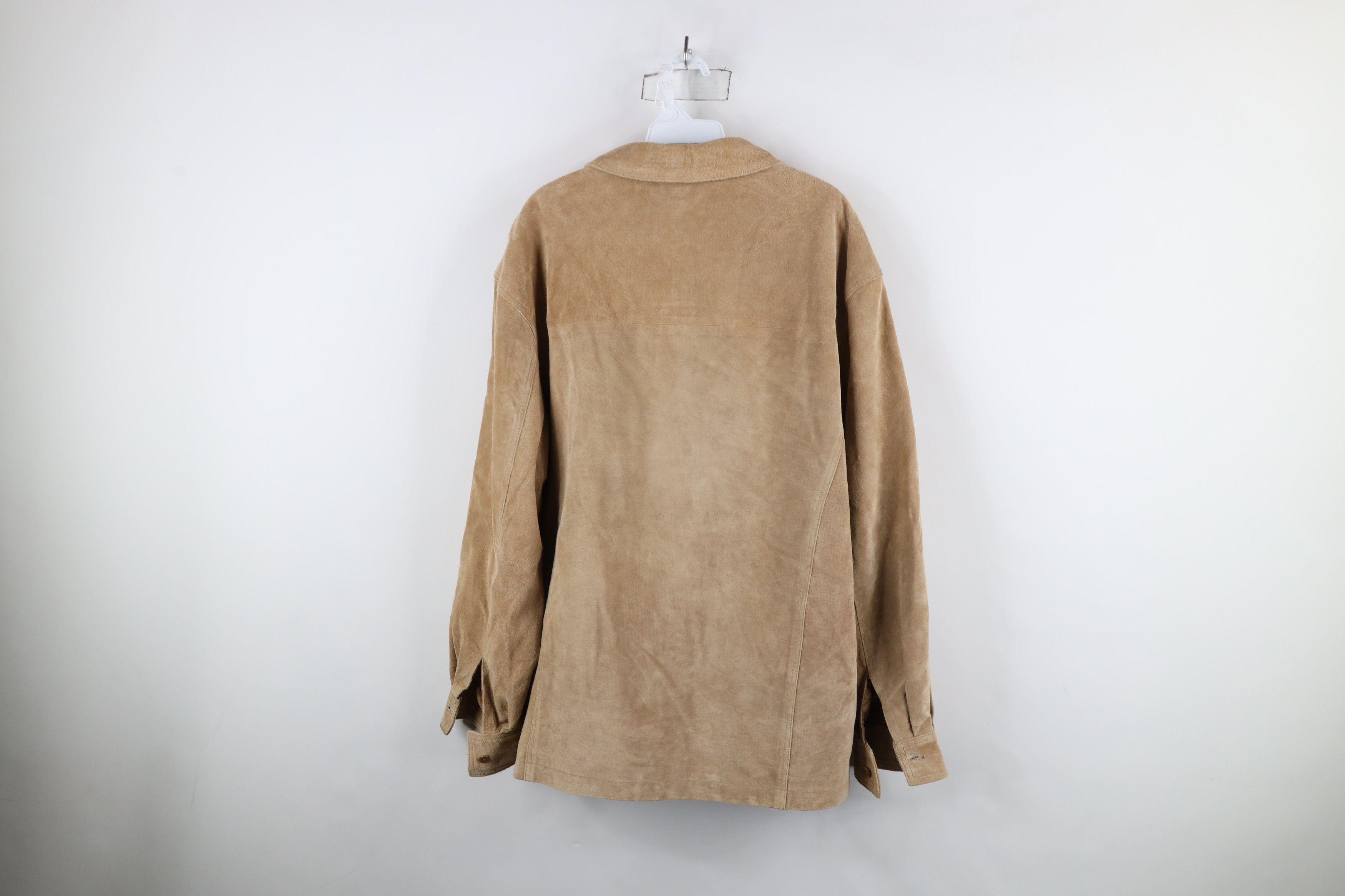 Vintage Vintage 90s Streetwear Collared Button Shirt Jacket Jac Size US L / EU 52-54 / 3 - 9 Thumbnail