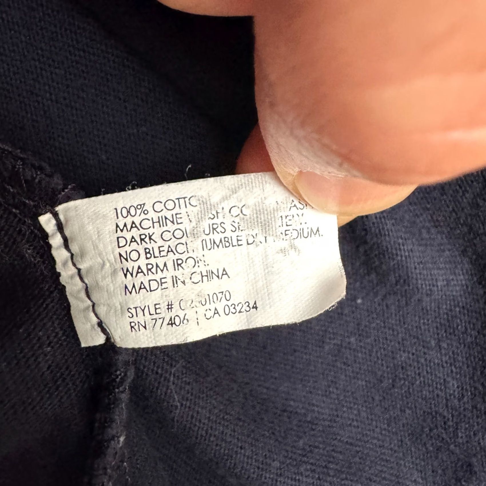 Club Monaco Club Monaco Henley Long Sleeve T-Shirt Mens M Navy Blue 100% Cotton Tee Size US M / EU 48-50 / 2 - 6 Thumbnail