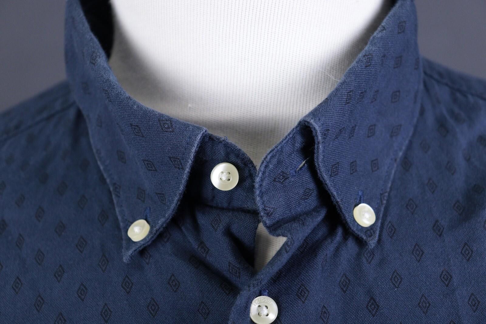 Barbour Barbour Tailored Fit Blue Shirt Size EUR XL / USA L Size US L / EU 52-54 / 3 - 5 Thumbnail
